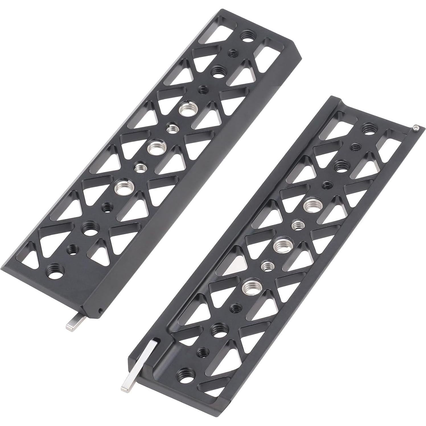 Placa Dovetail Ligera 203mm FocusFoto para Jaula de Cámara