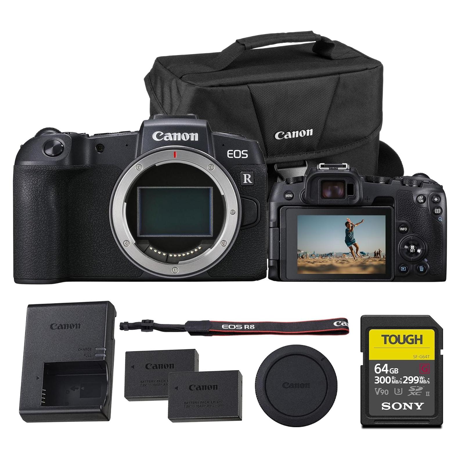 Cámara Sin Espejo Canon EOS RP 26.2MP + Tarjeta 64GB + Bolsa