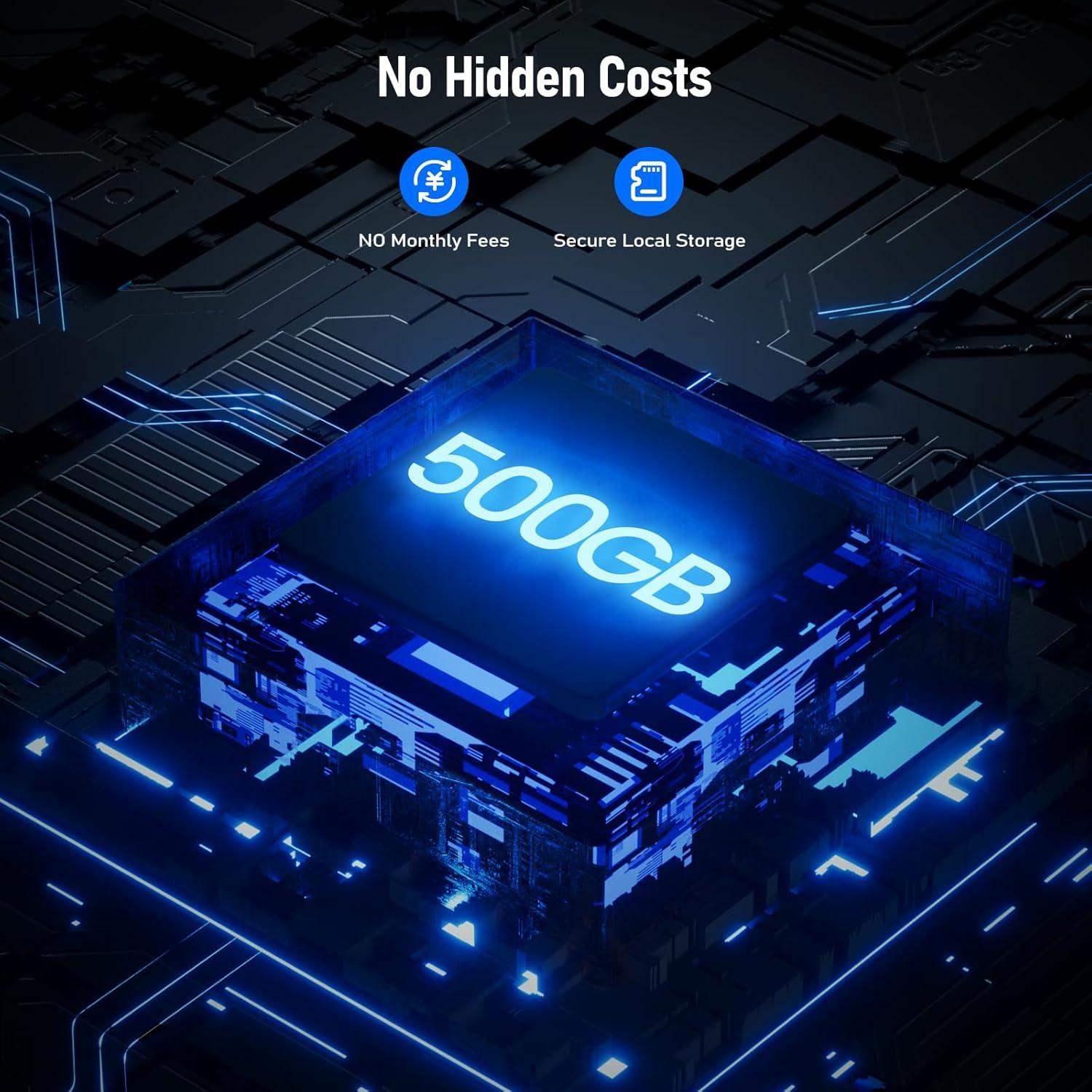 Sistema de Cámara de Seguridad Camcamp 5MP 4 Cámaras POE NVR 8CH