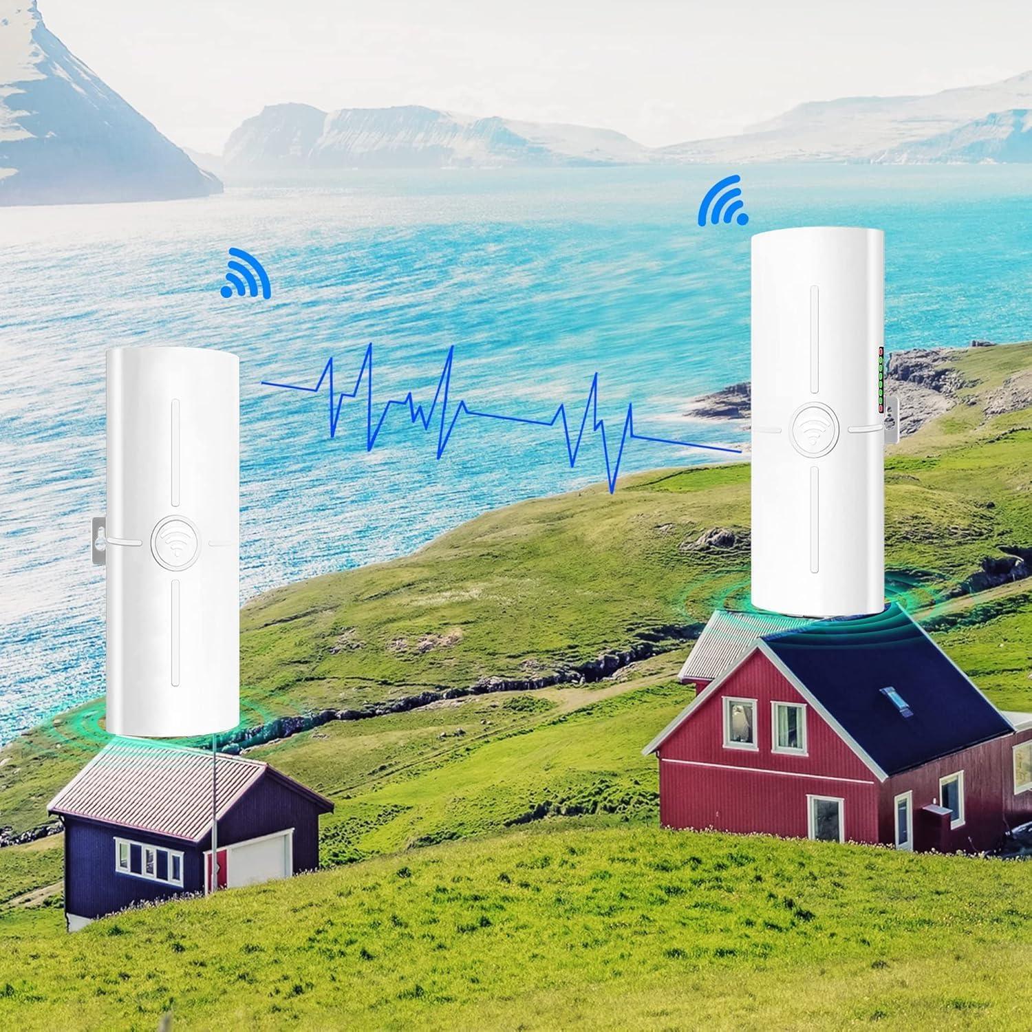 Puente Inalámbrico Prubovi CPE750 1000Mbps 3KM IP65