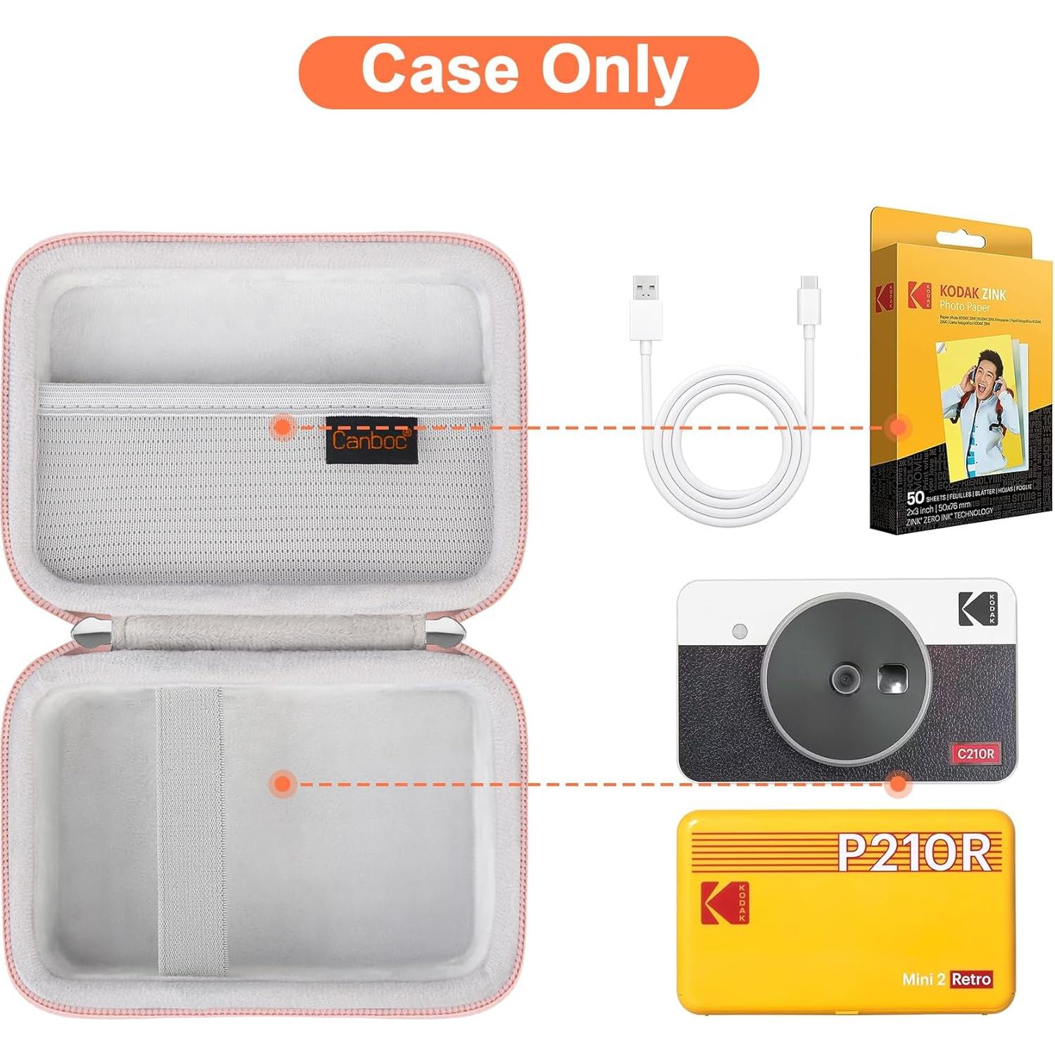 Funda Canboc para Impresora Kodak Mini 2 Retro 4PASS Oro Rosa