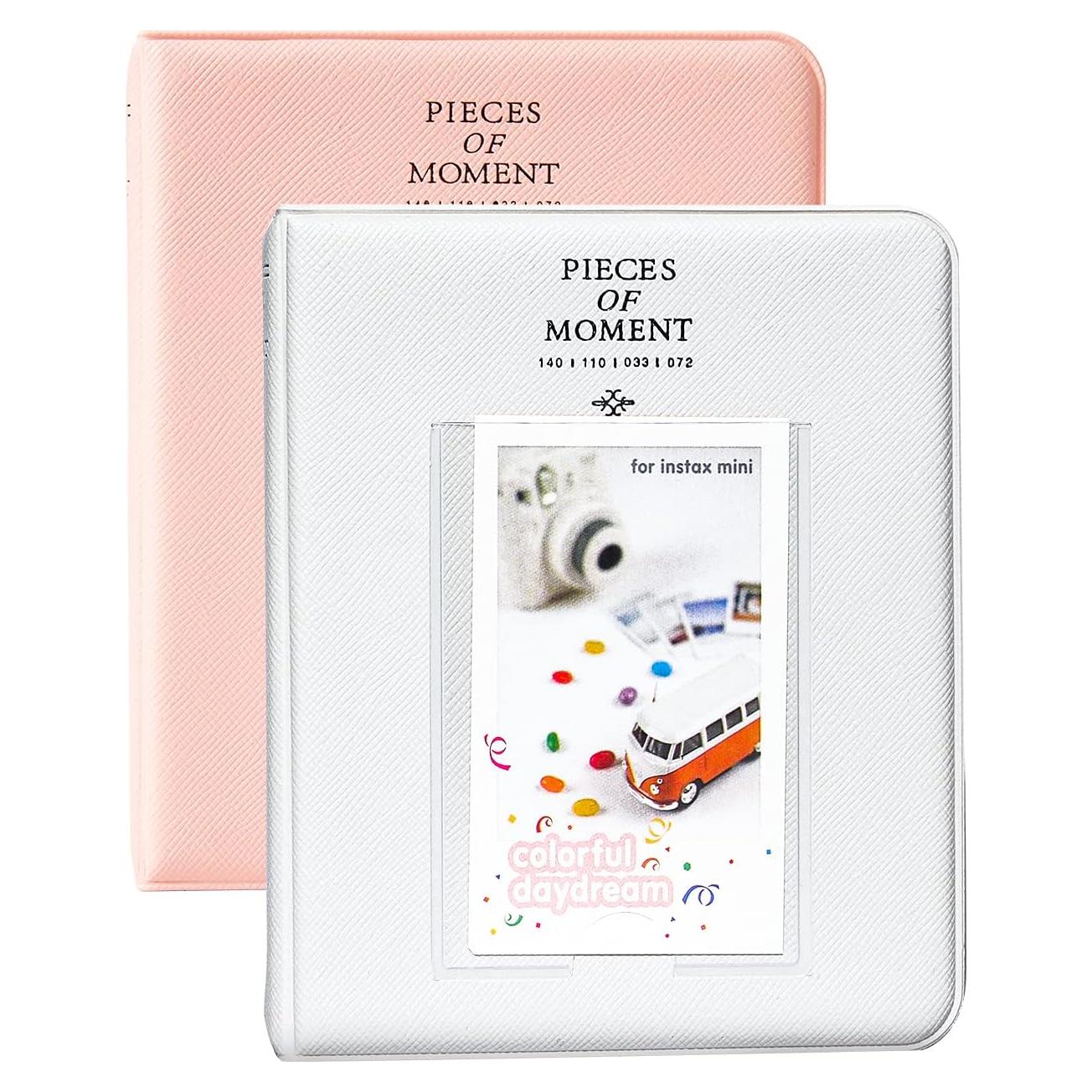 Álbum de Fotos Mini Goodsnetic 64 Bolsillos Rosa y Blanco