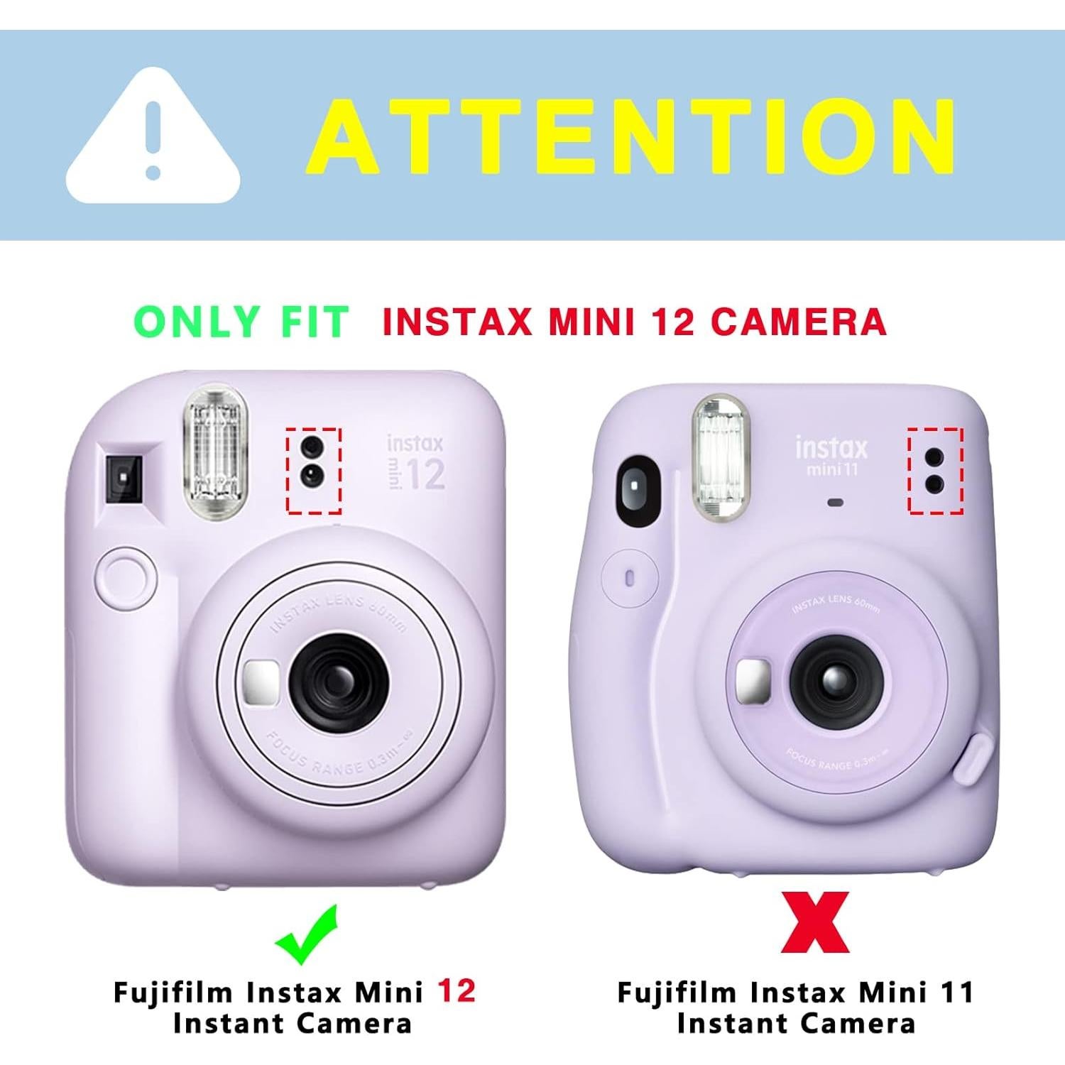 Funda de Silicona CAIYOULE para Fujifilm Instax Mini 12 - Degradado Oscuro