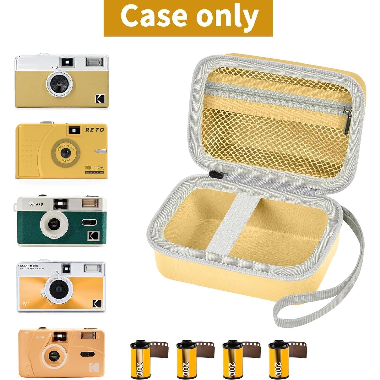 Funda de cámara Kodak Ektar H35 amarilla - Estuche organizador