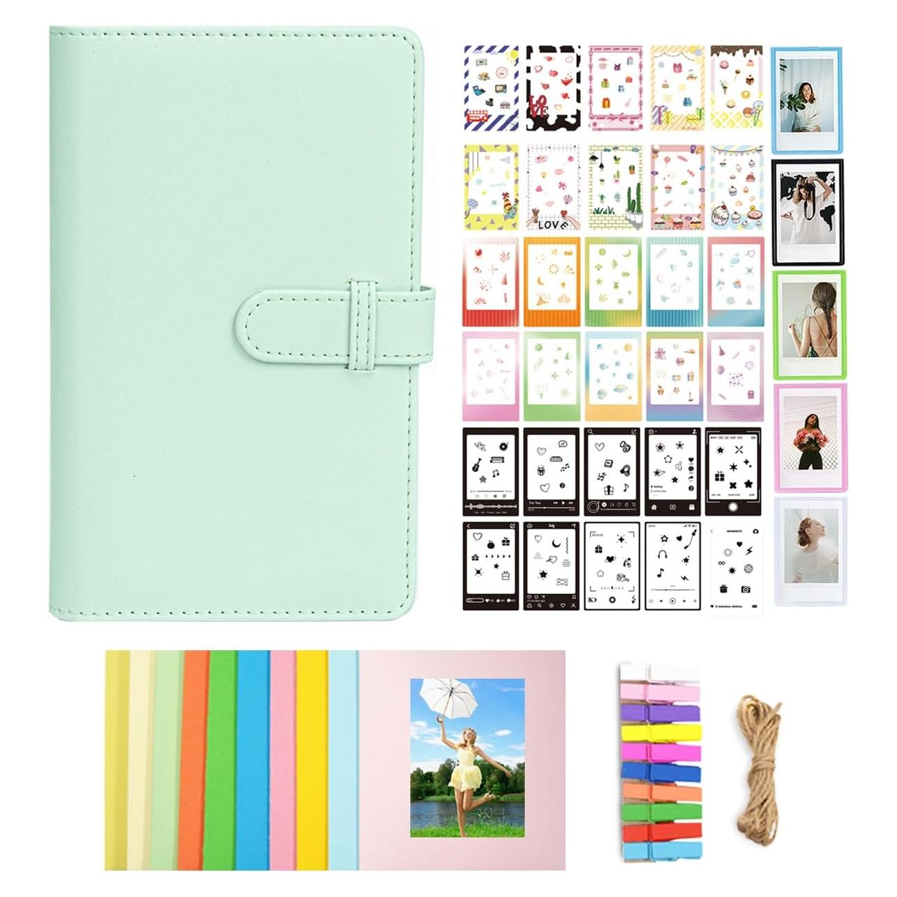 Kit Accesorios para Cámara Instax Mini Aisnyho Verde Menta
