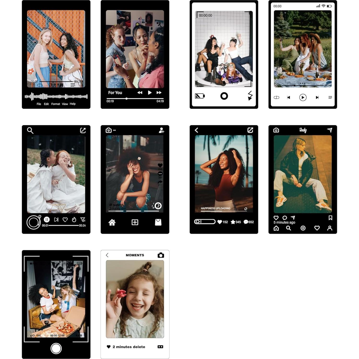 Kit Accesorios para Cámara Instax Mini Aisnyho Verde Menta