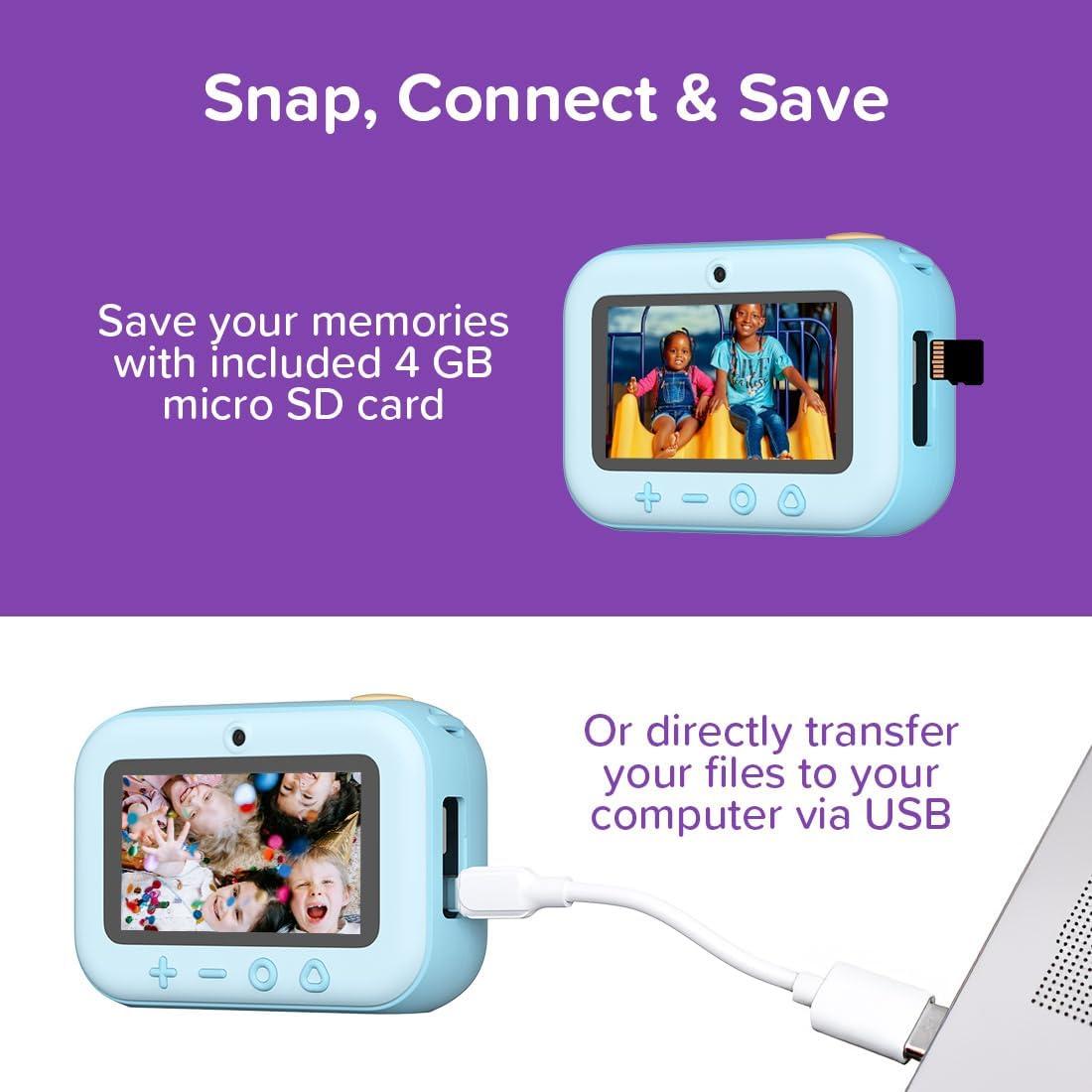 Cámara Digital Instantánea myFirst Insta 20 - 16MP, Algodón de Azúcar