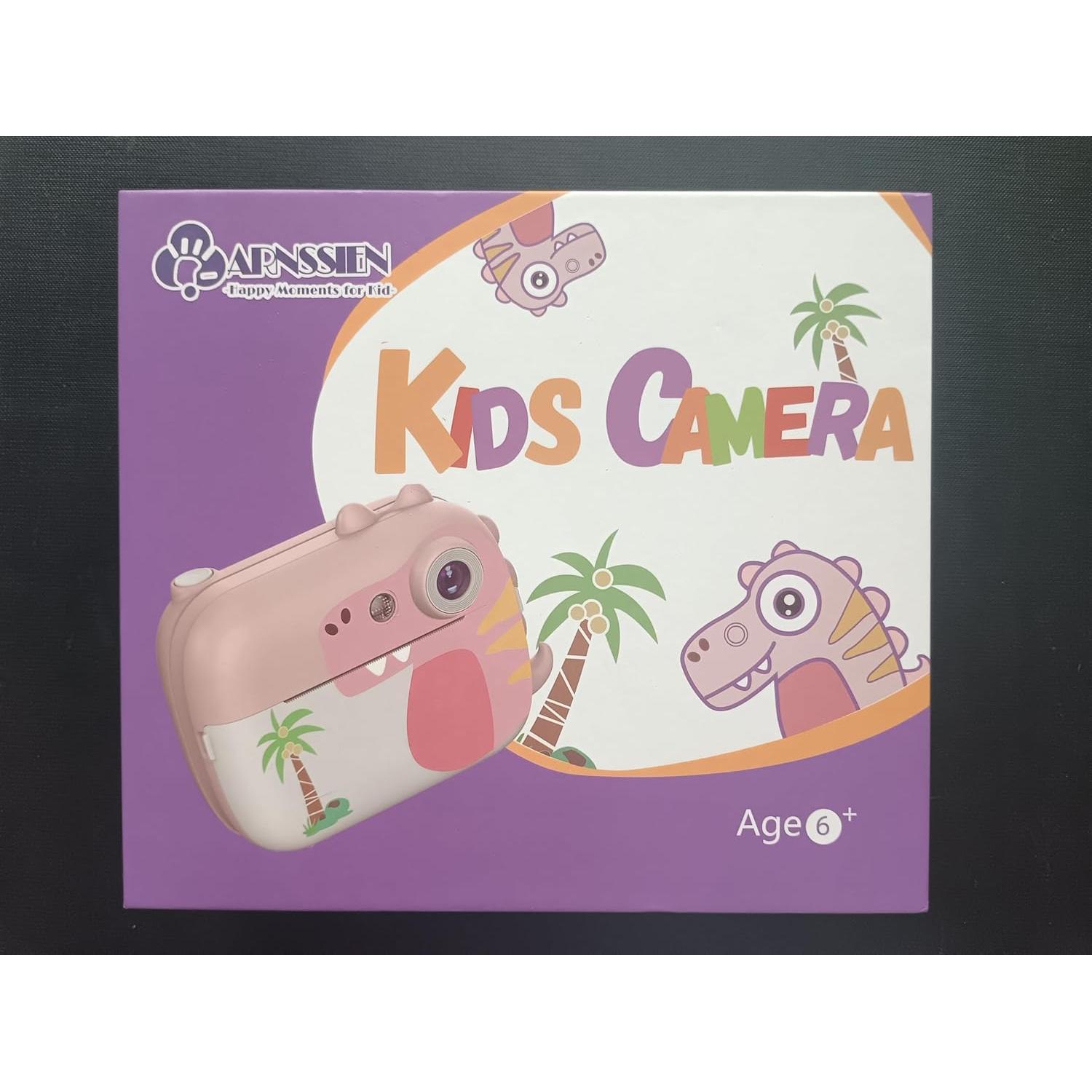 Kids Camera Instant Print,Children Digital Camera Toys with HD Video for Kids Aged 3-12,Christmas Birthday Festival Present for Girls Boys,with 7 Rolls Instant Paper,M3