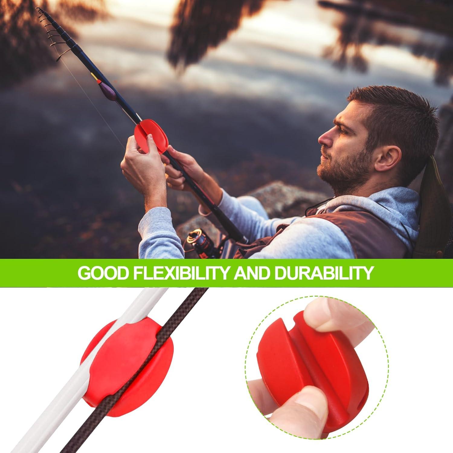 10 Correas de Soporte para Varas de Pesca HUIKANGSHENG