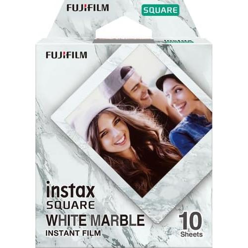 Película Instantánea FUJIFILM INSTAX SQUARE Mármol Blanco 10 Hojas