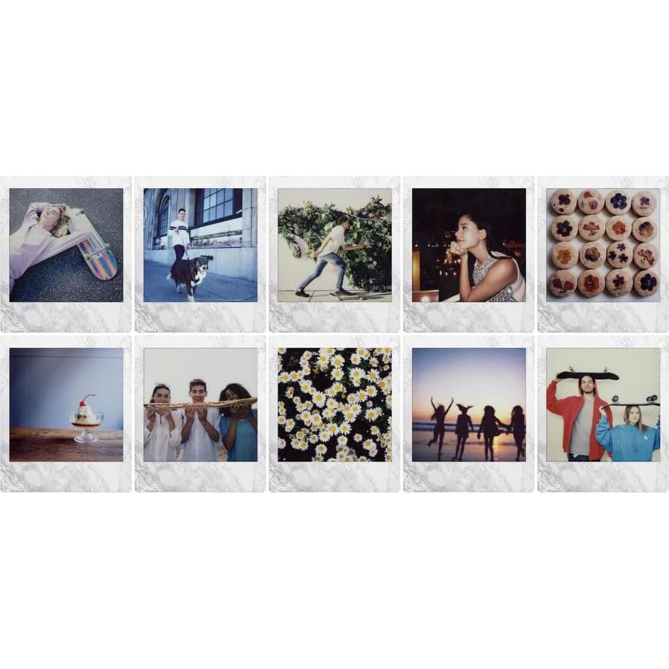 Película Instantánea FUJIFILM INSTAX SQUARE Mármol Blanco 10 Hojas
