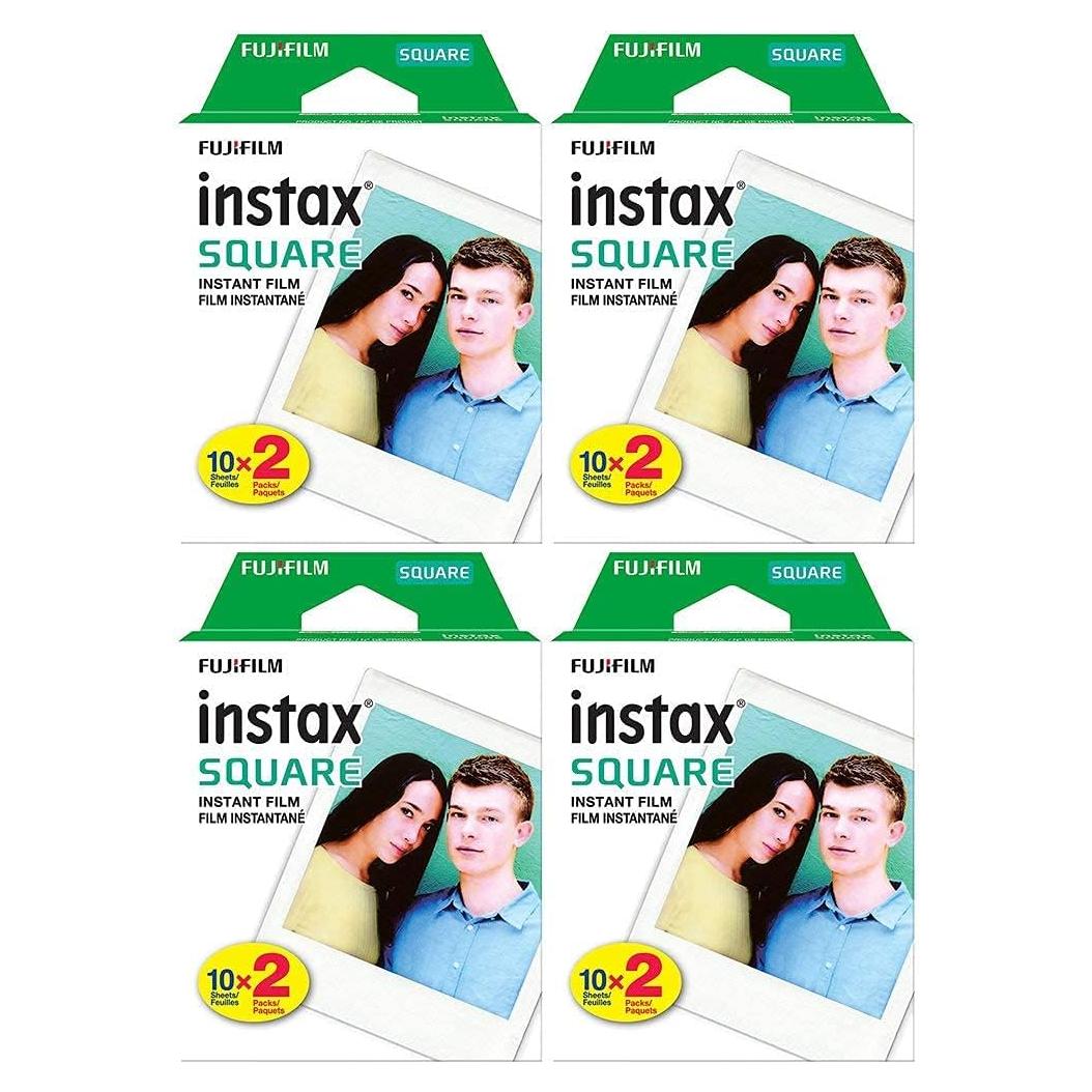 Paquete Doble de Película Cuadrada Fujifilm INSTAX SQUARE 20 Exposiciones