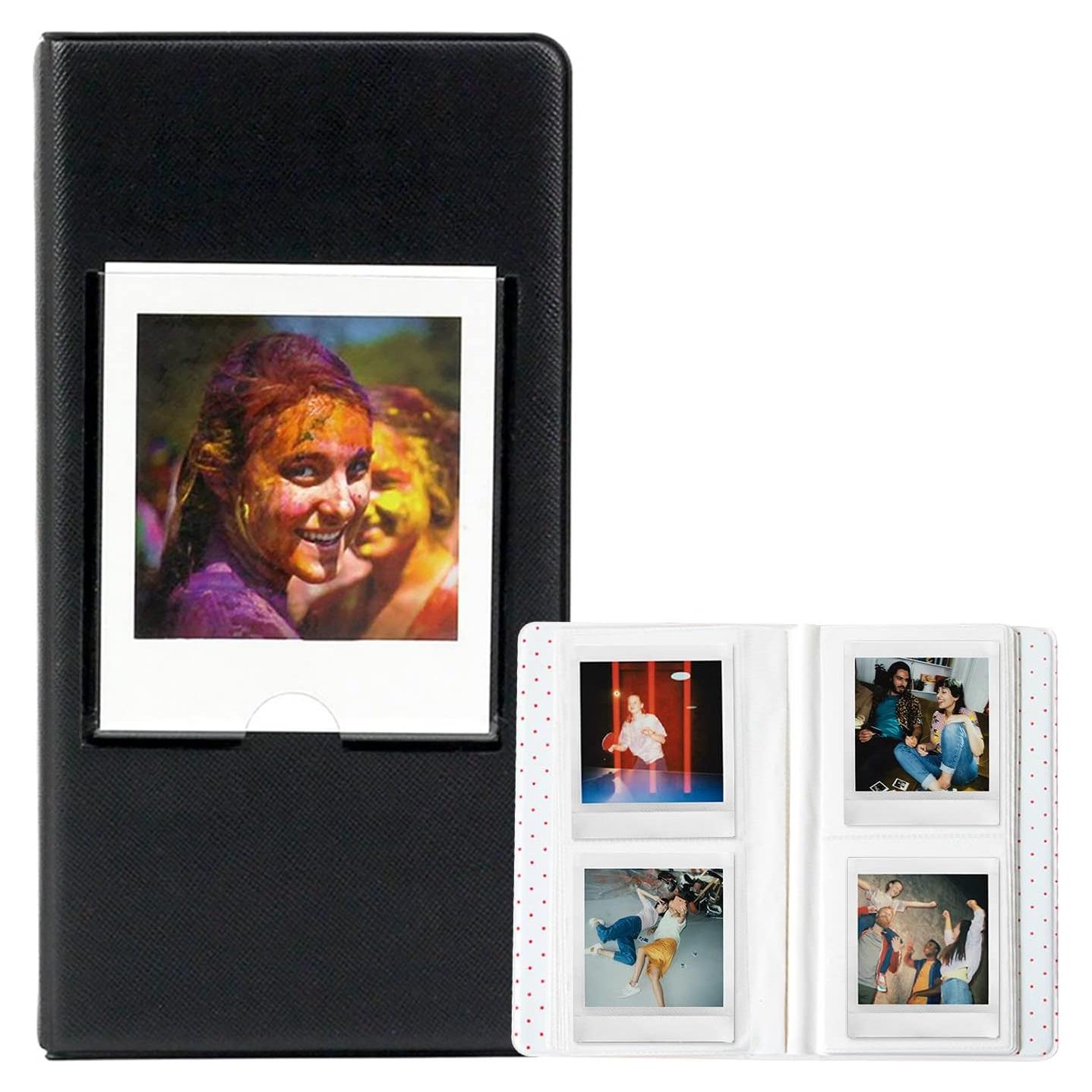 Álbum de Fotos WOGOZAN 64 Bolsillos Negro para Fujifilm SQ