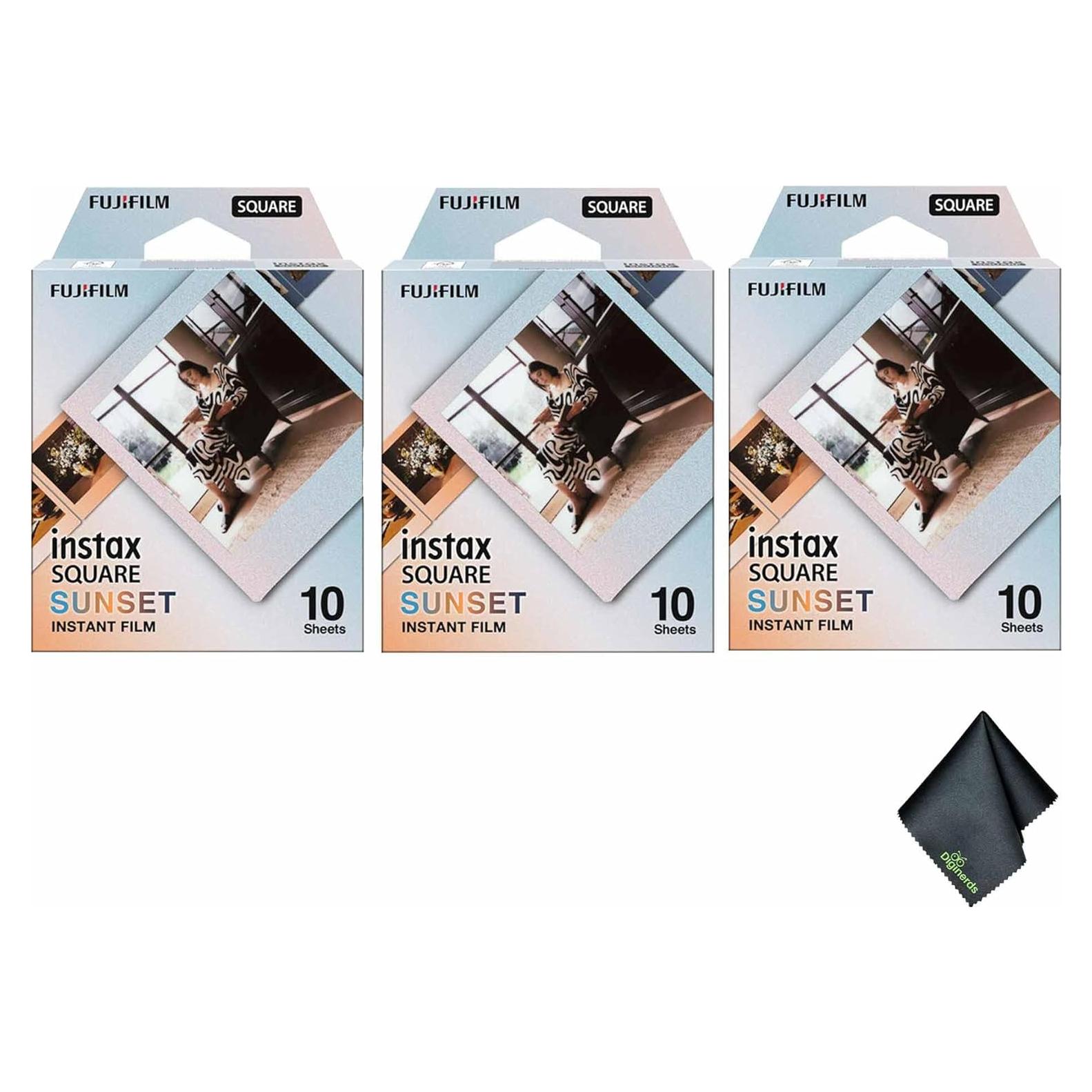 Papel Fotográfico Instantáneo FUJIFILM INSTAX SQUARE 30 Hojas