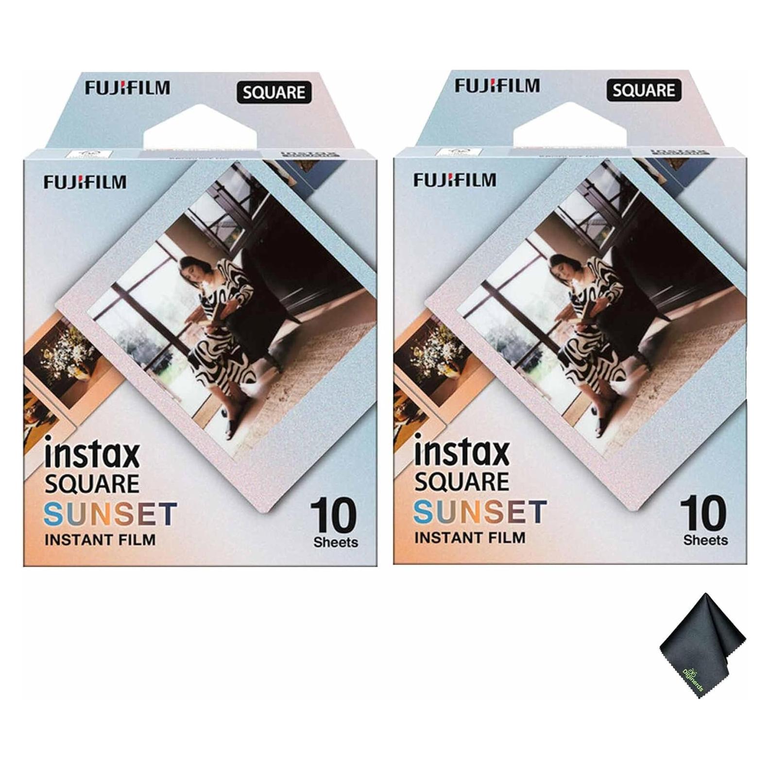 Papel Fotográfico Instantáneo FUJIFILM INSTAX SQUARE 20 Hojas