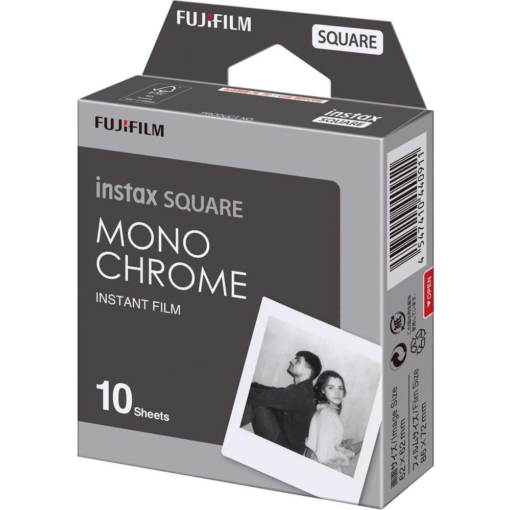 Película Instantánea Monocromo FUJIFILM INSTAX SQUARE 10 Exposiciones