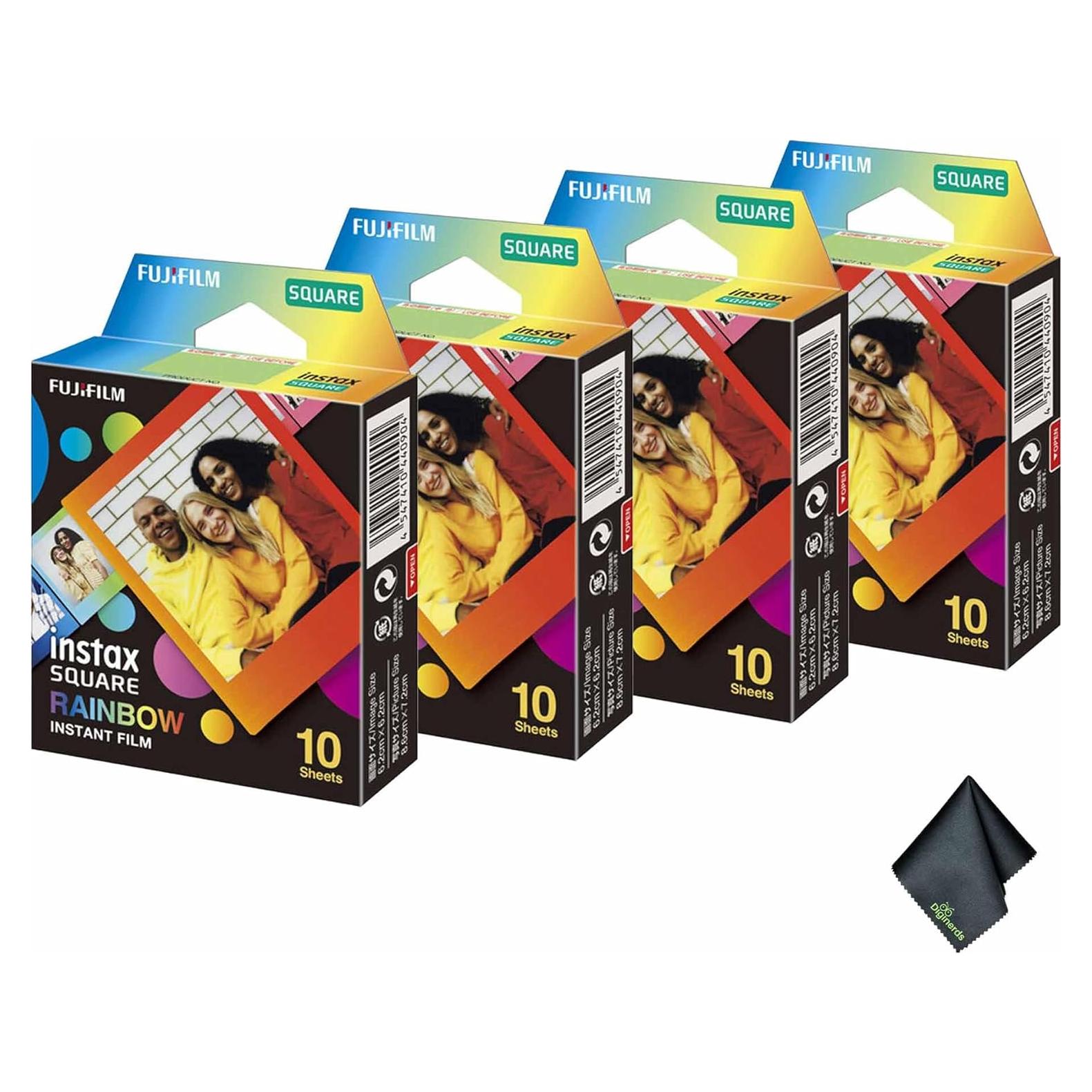 Película Instantánea FUJIFILM INSTAX SQUARE Rainbow 40 Exposiciones
