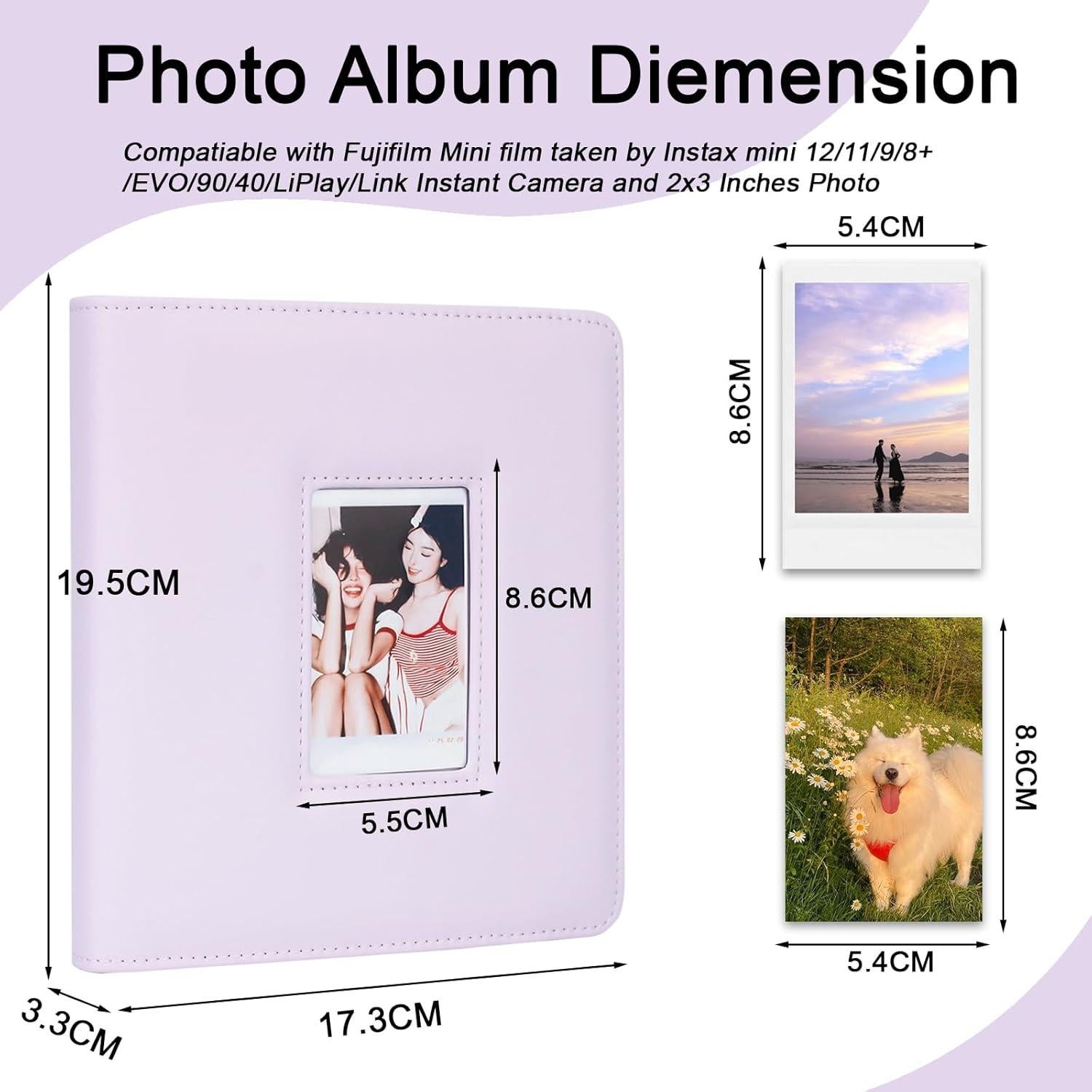 Álbum de Fotos 288 Bolsillos Frankmate Púrpura Lila