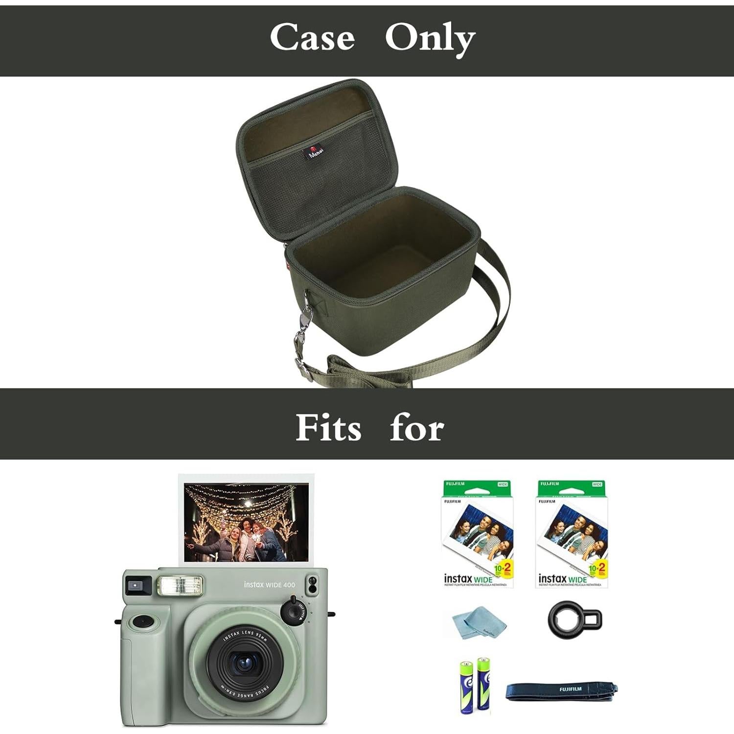 Funda Dura Mchoi para Cámara Fujifilm INSTAX Wide 400/300