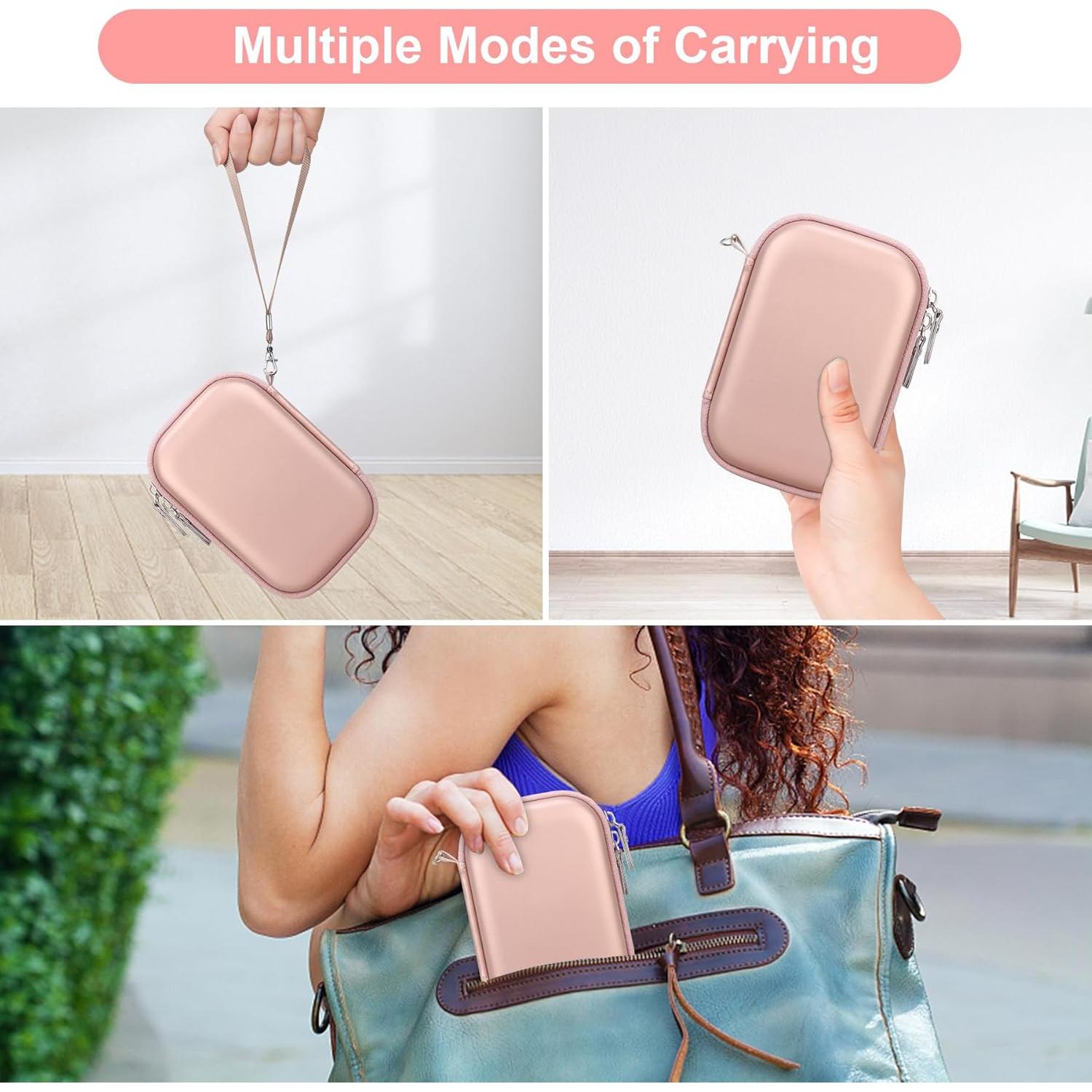 Funda Canboc Rosa Dorado para Cámara Kodak Printomatic