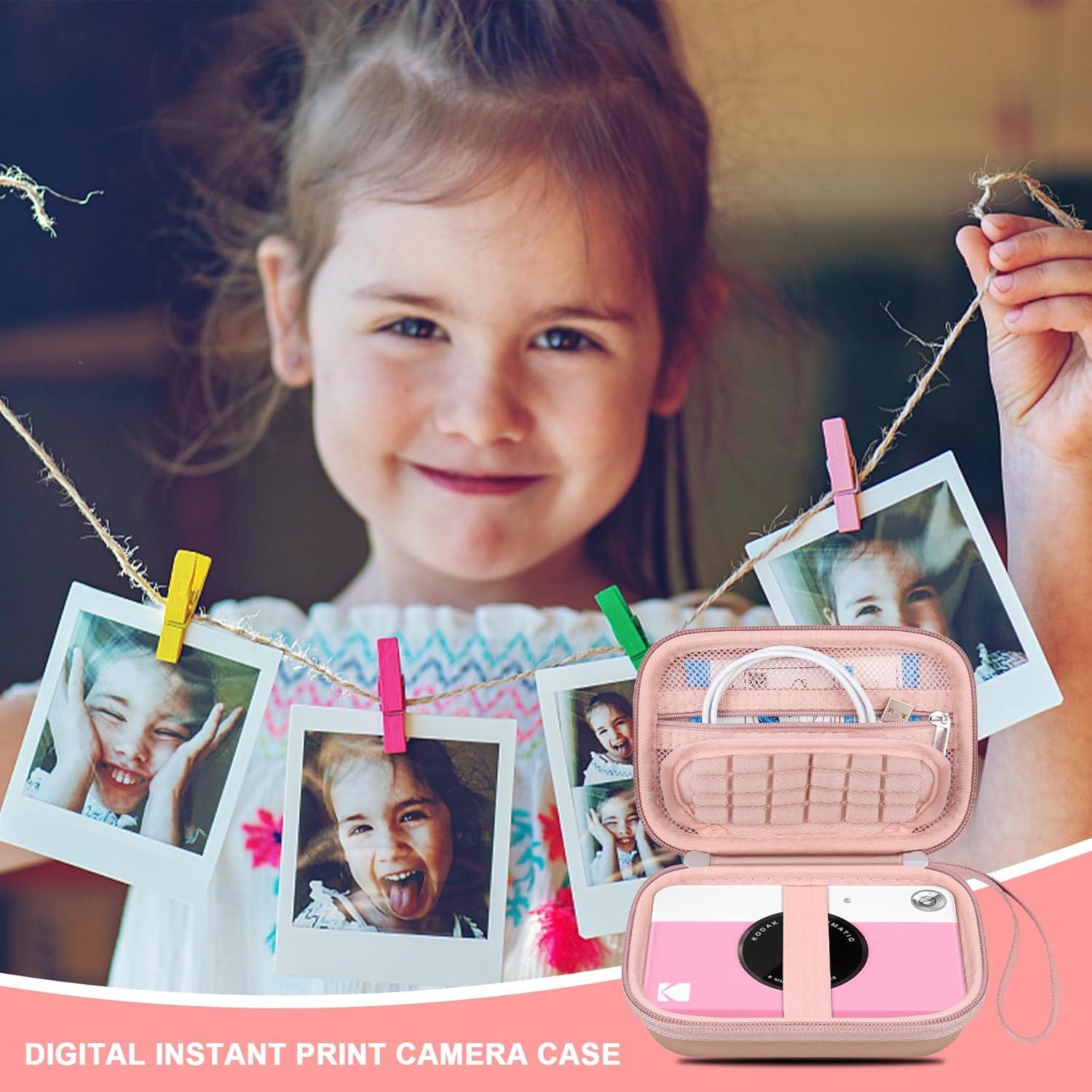 Funda Canboc Rosa Dorado para Cámara Kodak Printomatic