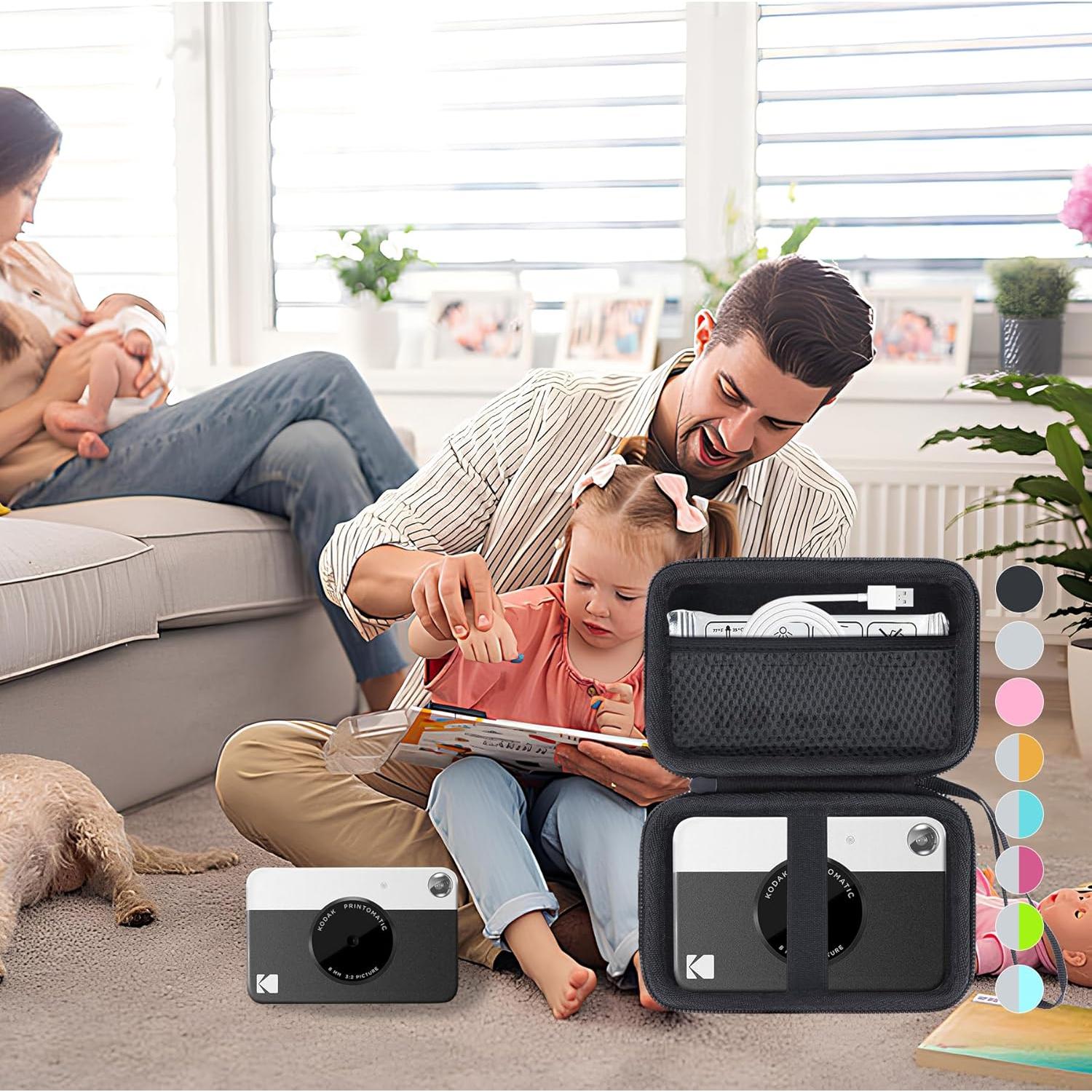 Funda Dura RIYADAone para Cámara Kodak Printomatic Blanca y Verde