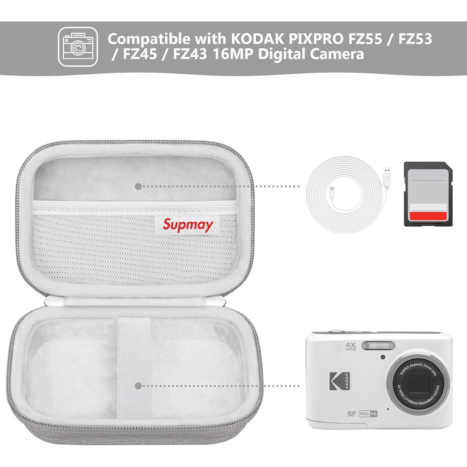 Funda de transporte KODAK PIXPRO FZ55 FZ53 FZ45 FZ43 Gris