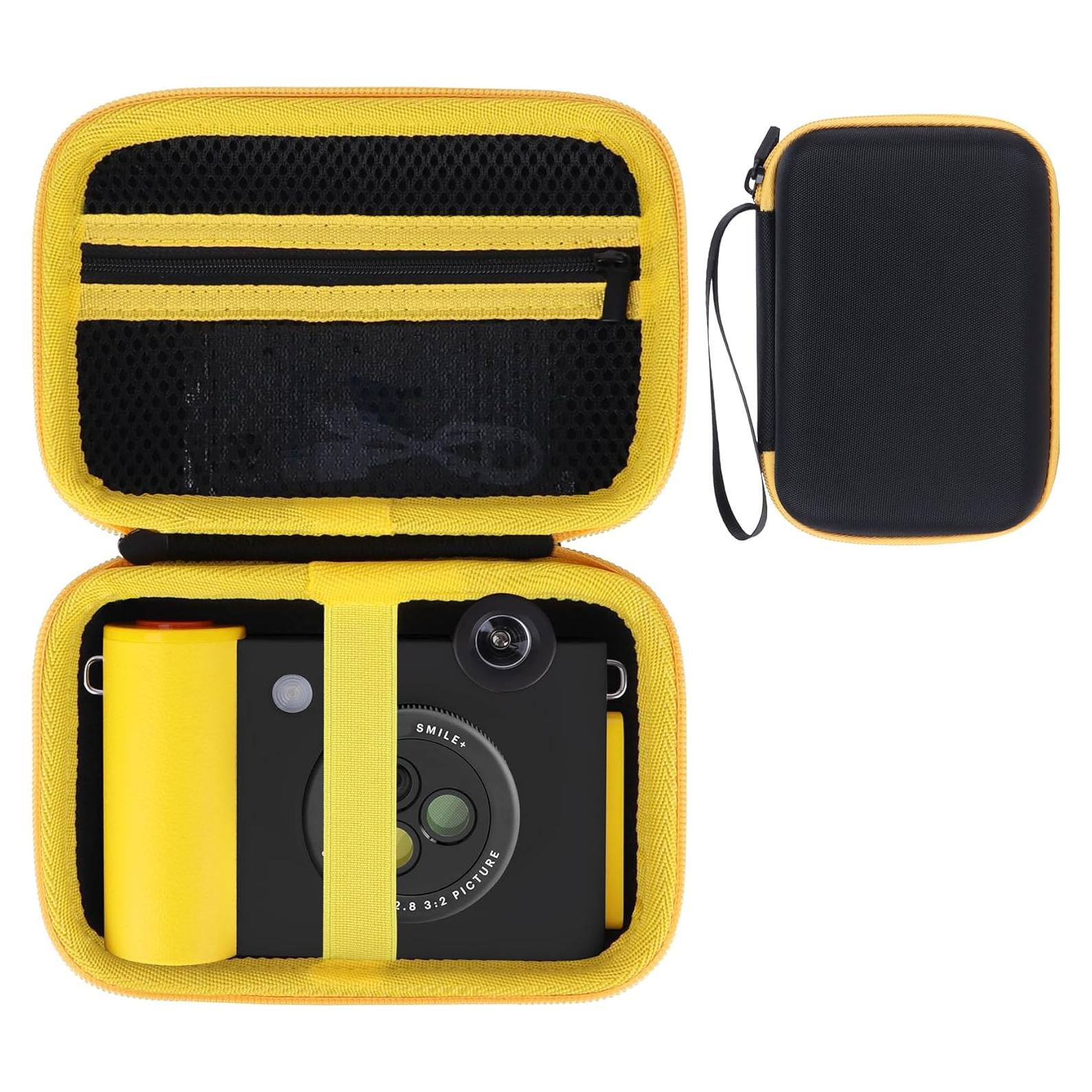 Funda Dura RIYADAone para Cámara KODAK Smile+ 2-en-1 Negra y Amarilla