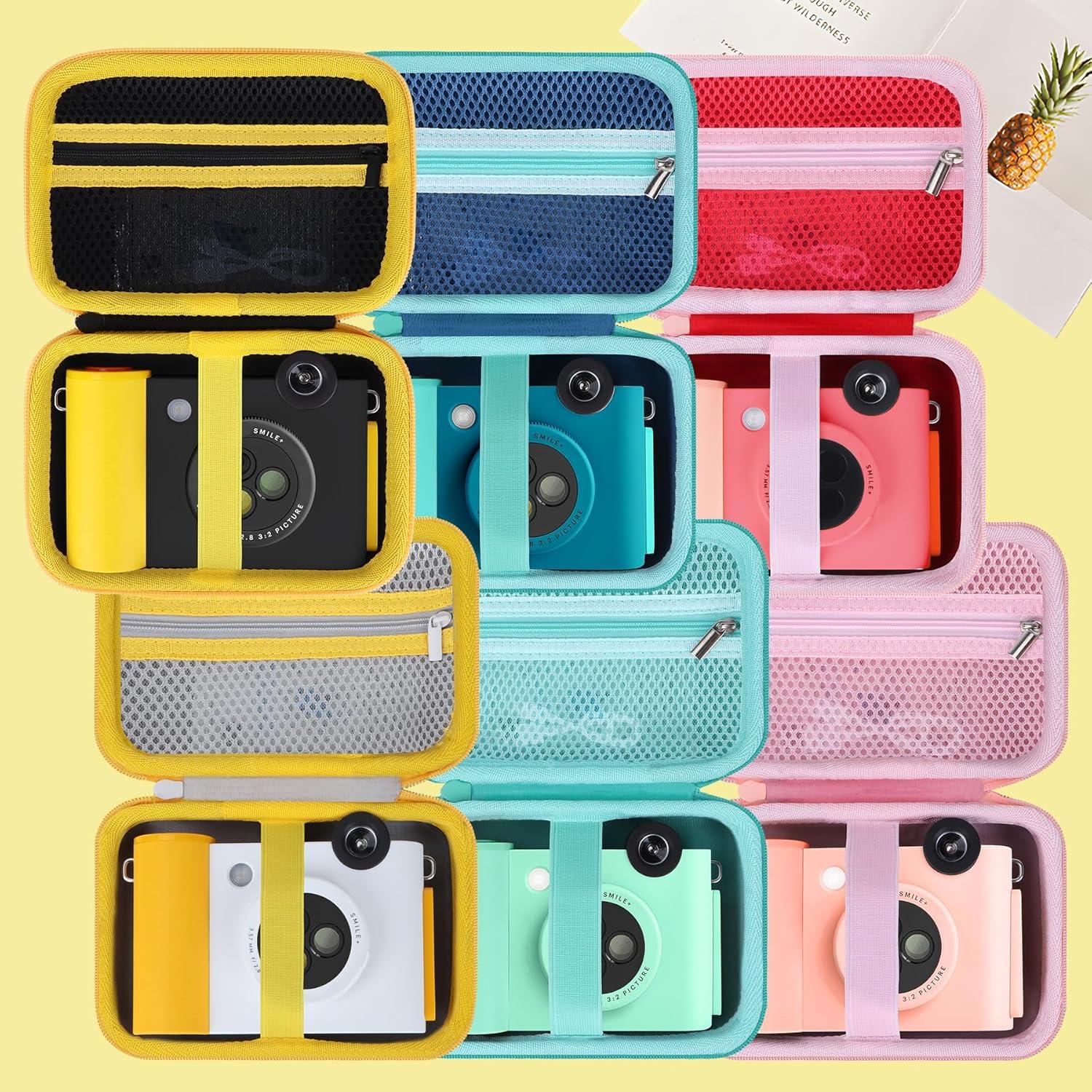 Funda Dura RIYADAone para Cámara KODAK Smile+ 2-en-1 Negra y Amarilla