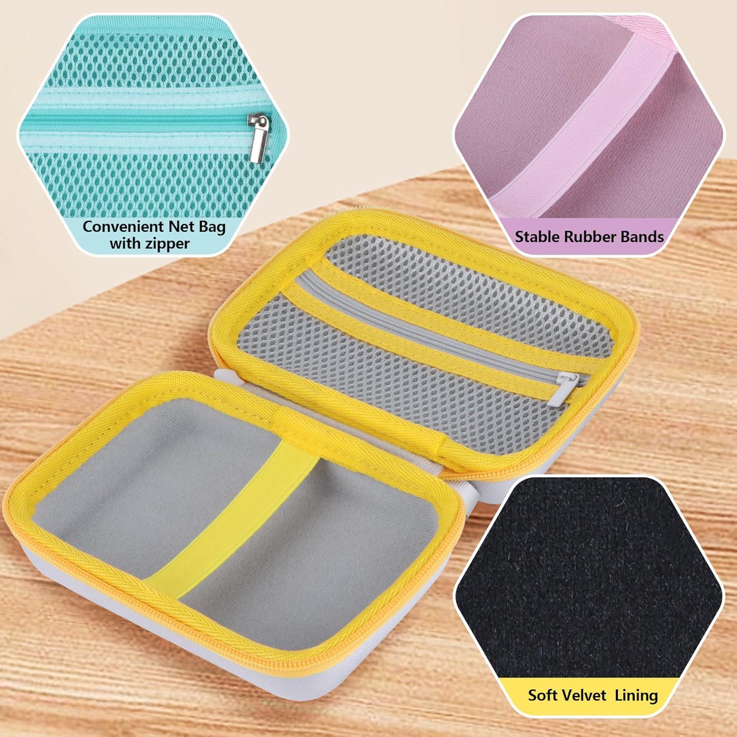 Funda Dura RIYADAone para Cámara KODAK Smile+ 2-en-1 Negra y Amarilla