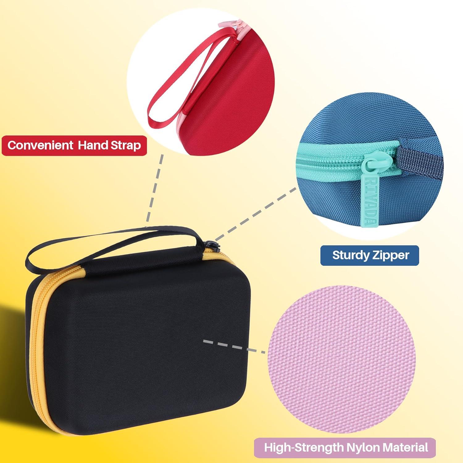 Funda Dura RIYADAone para Cámara KODAK Smile+ 2-en-1 Negra y Amarilla