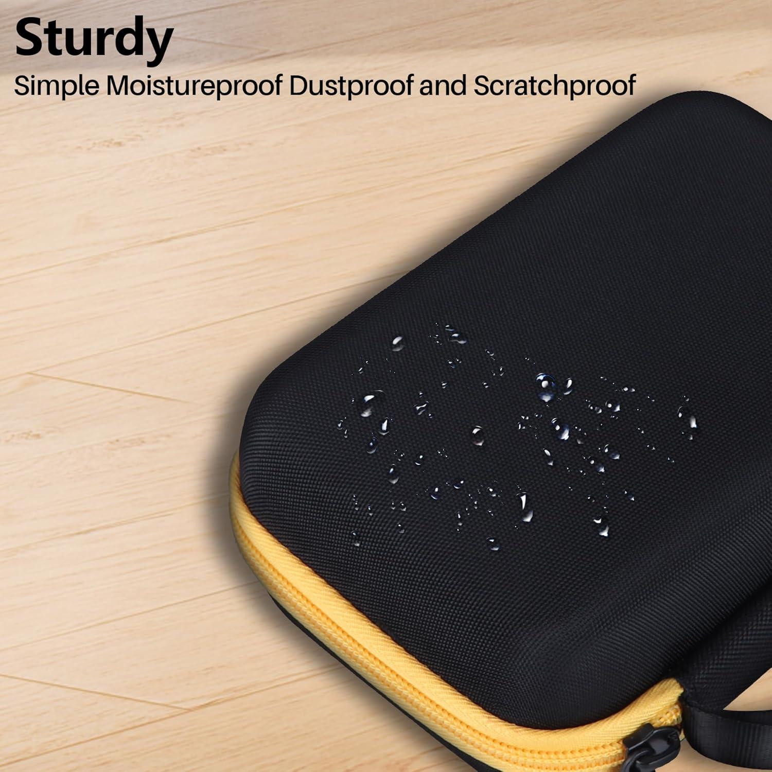 Funda Dura RIYADAone para Cámara KODAK Smile+ 2-en-1 Negra y Amarilla