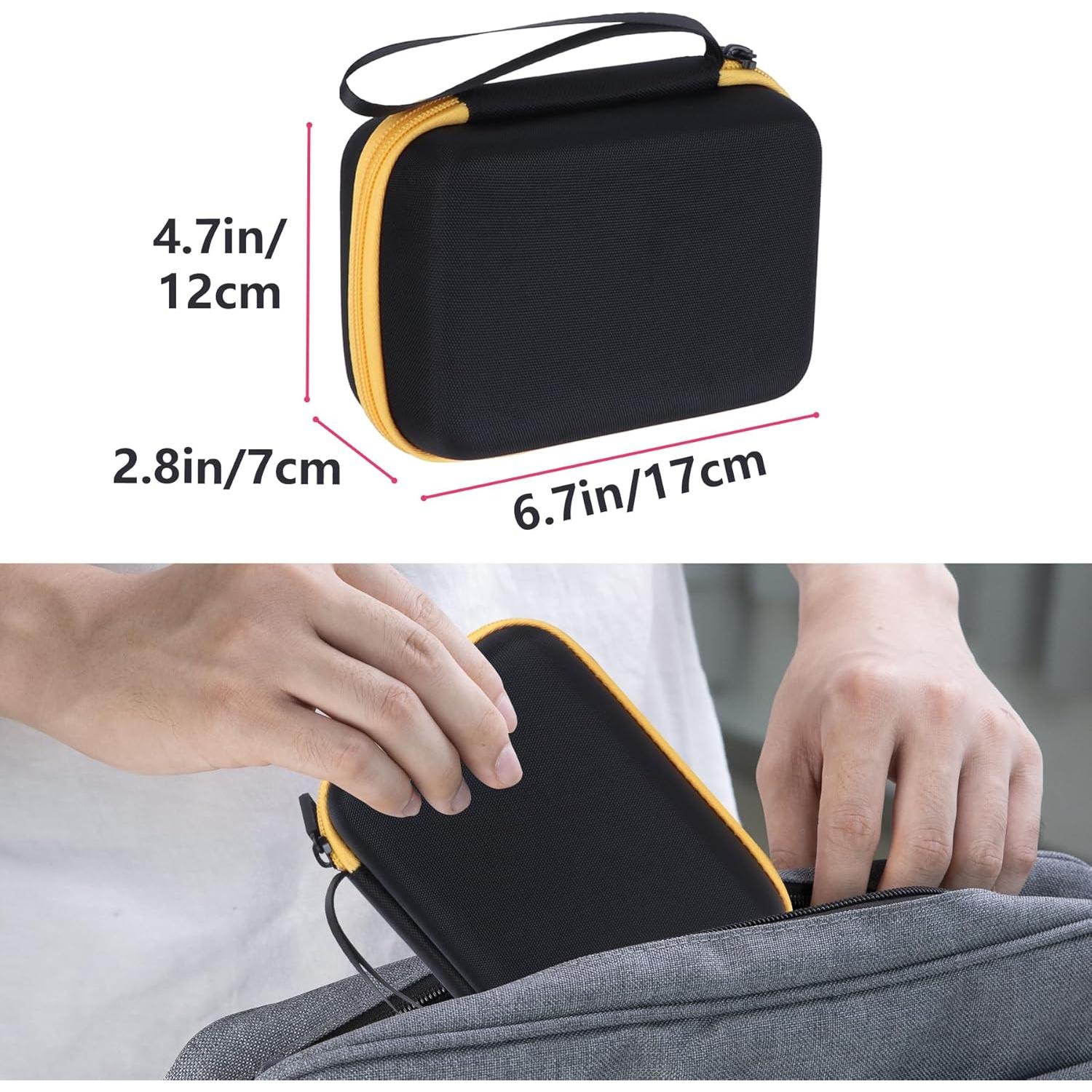 Funda Dura RIYADAone para Cámara KODAK Smile+ 2-en-1 Negra y Amarilla