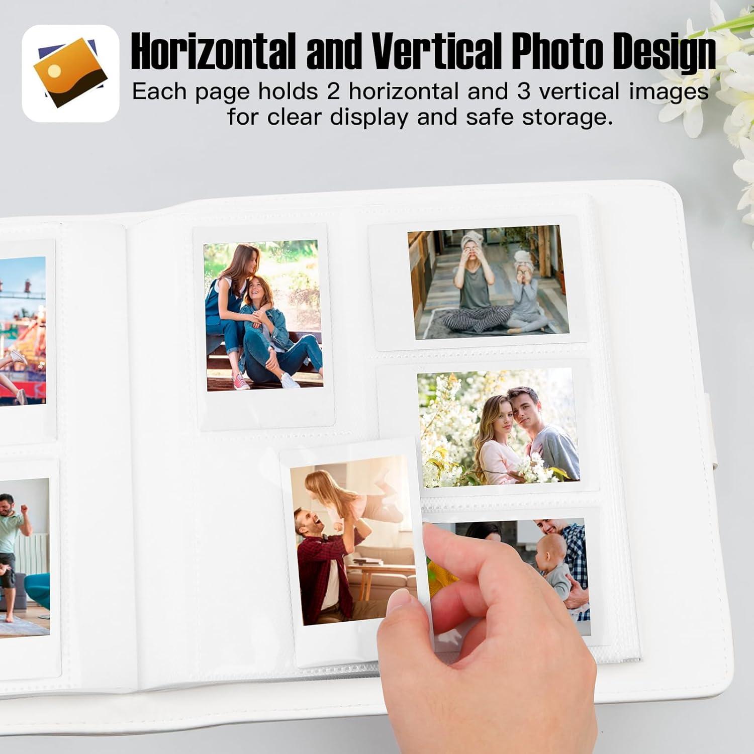 Álbum de Fotos Veicevol Blanco para Cámara Instantánea