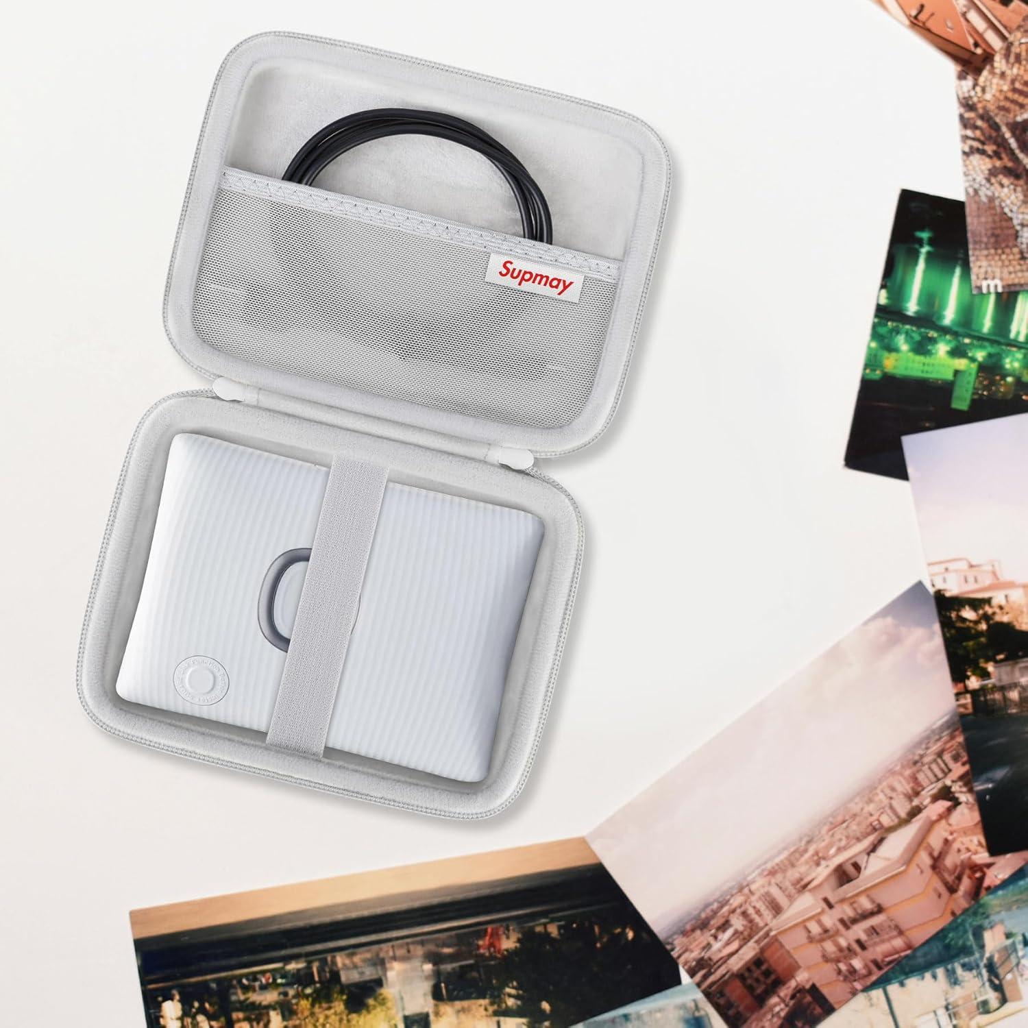 Funda Dura Supmay para Impresora Fujifilm Instax Square Link Gris
