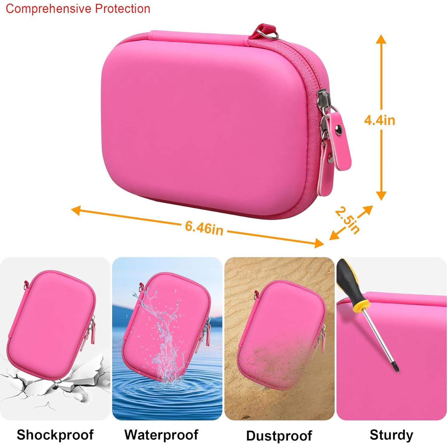 Funda de Transporte Elonbo para Cámara Kodak x Barbie - Rosa