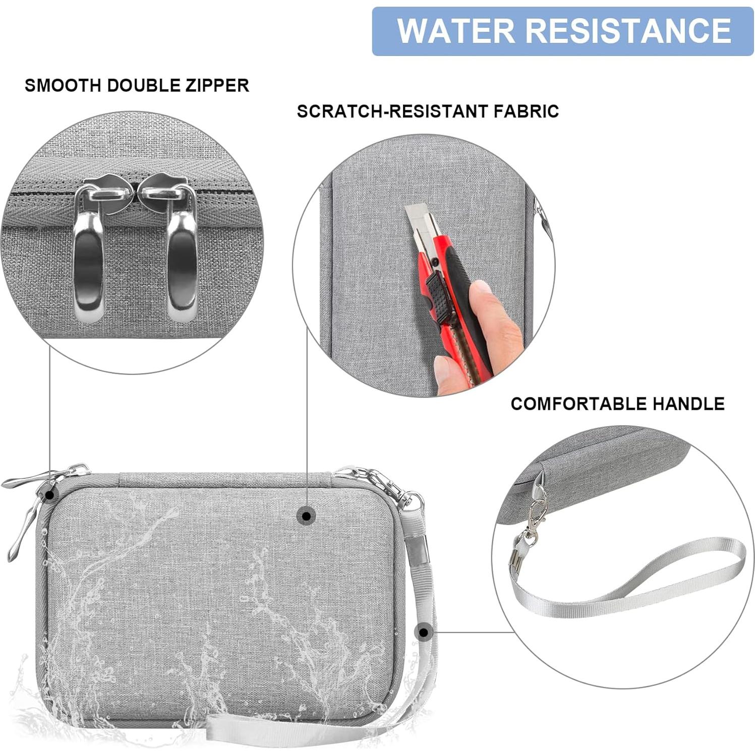 Funda Dura para Impresora Kodak Mini 2 Retro 4PASS Gris