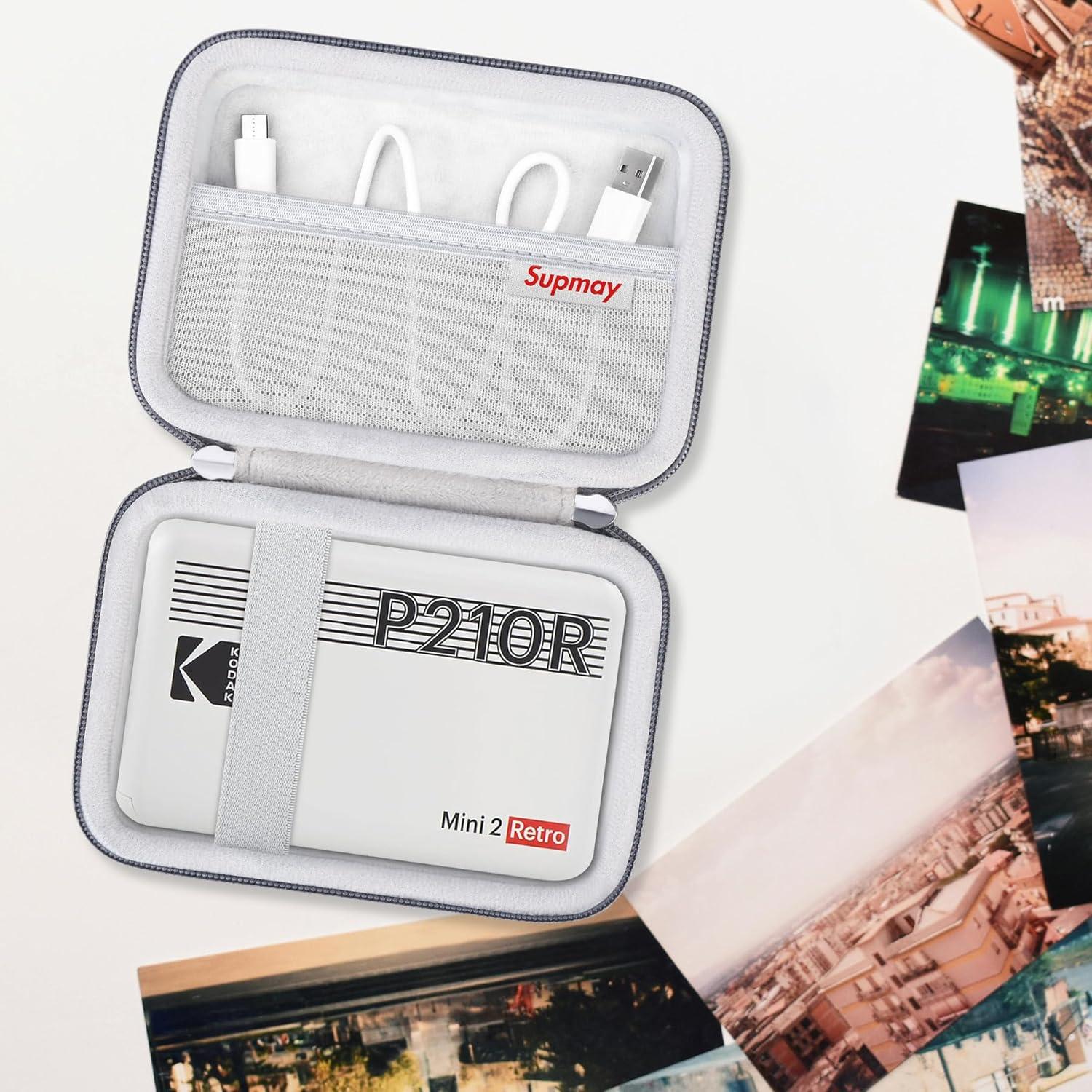 Funda Dura para Impresora Kodak Mini 2 Retro 4PASS Gris