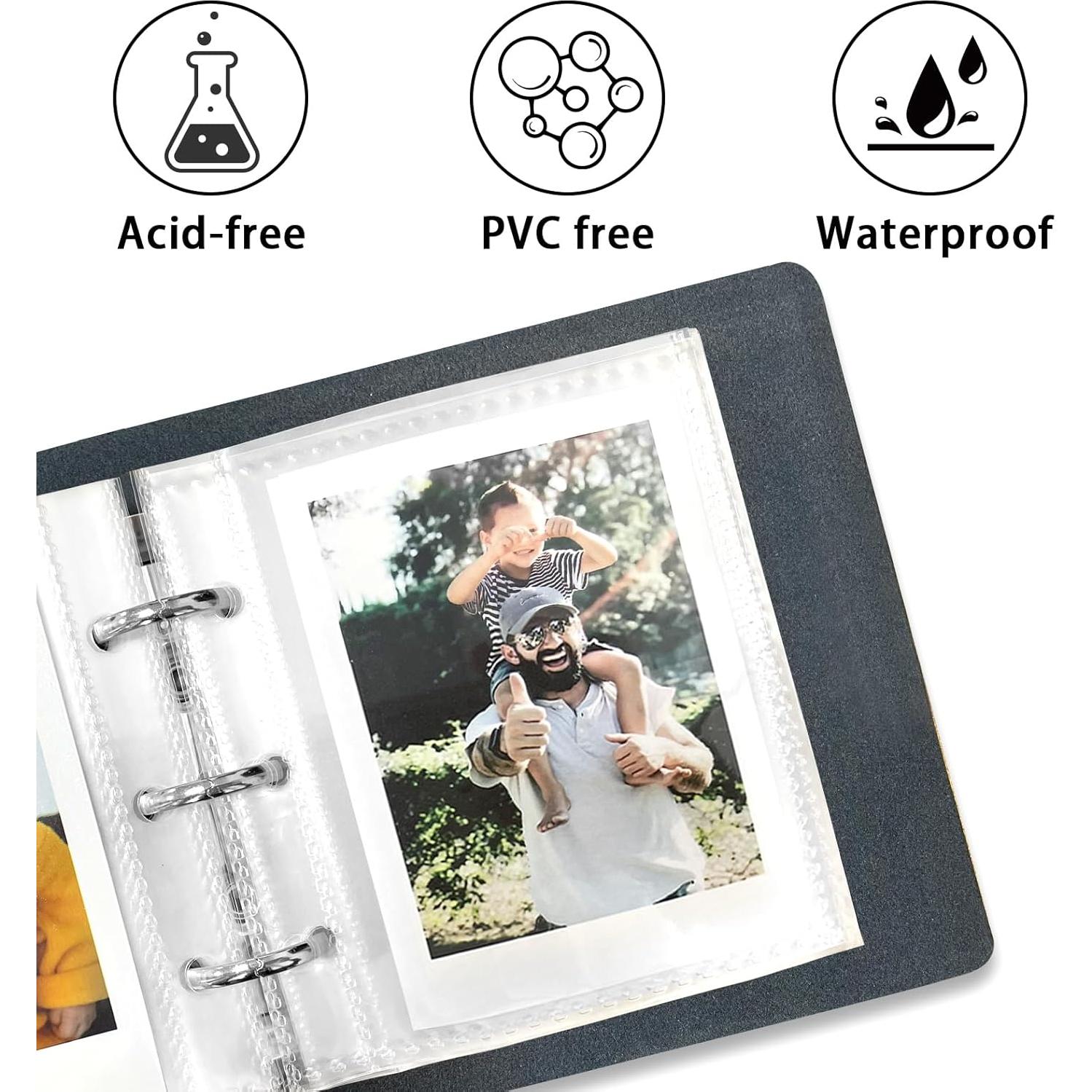 Álbum de Fotos Onaner Verde 100 Bolsillos 2x3 para Instax Mini