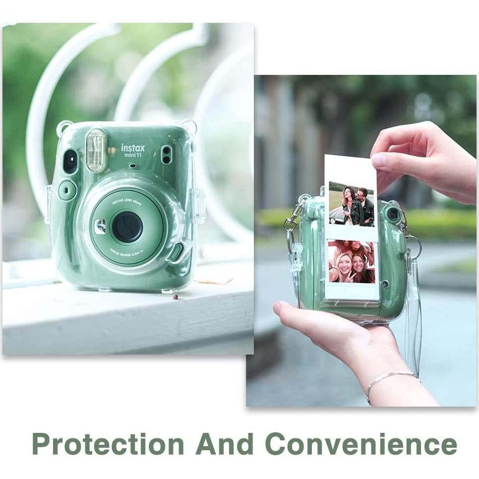 Funda Protectora Transparente CAIYOULE para Fujifilm Instax Mini 11
