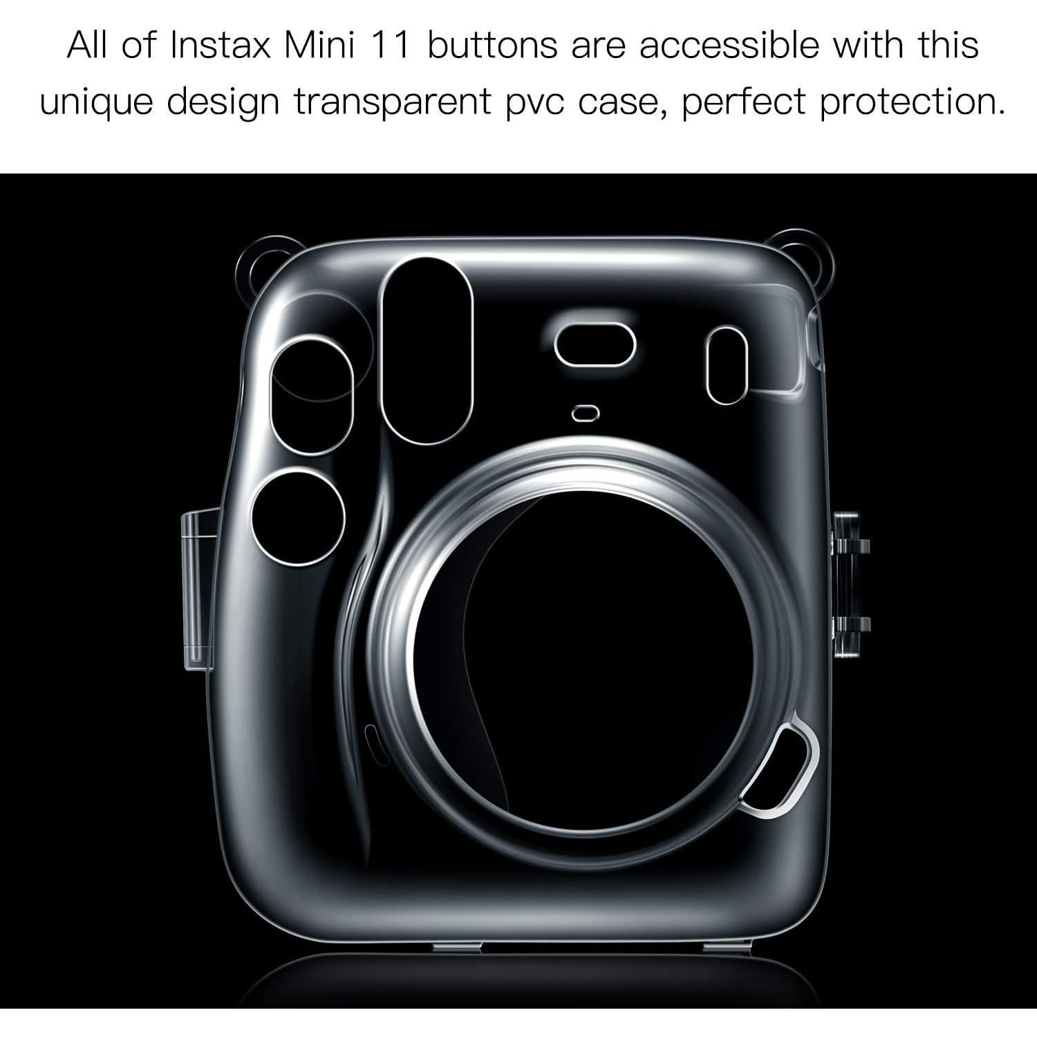 Funda Protectora Transparente Fintie para Fujifilm Instax Mini 11