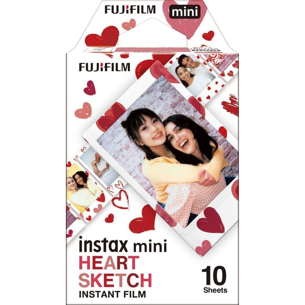Película Instantánea FUJIFILM INSTAX MINI Heart Sketch 30 Exposiciones