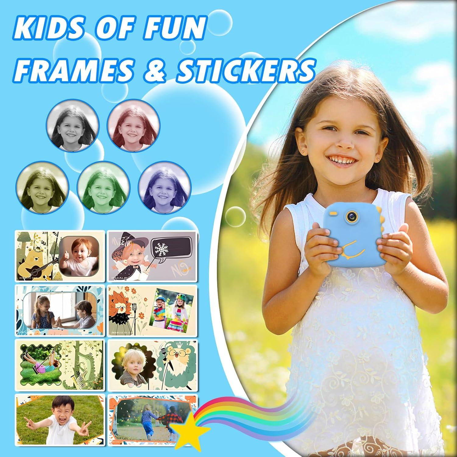 Cámara Digital Instantánea para Niños Amyway 32GB Azul