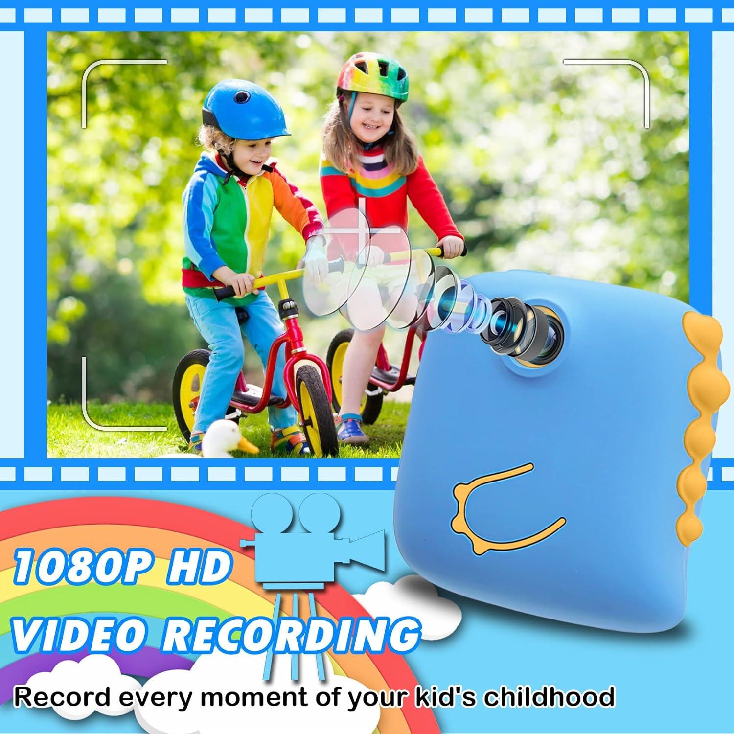 Cámara Digital Instantánea para Niños Amyway 32GB Azul
