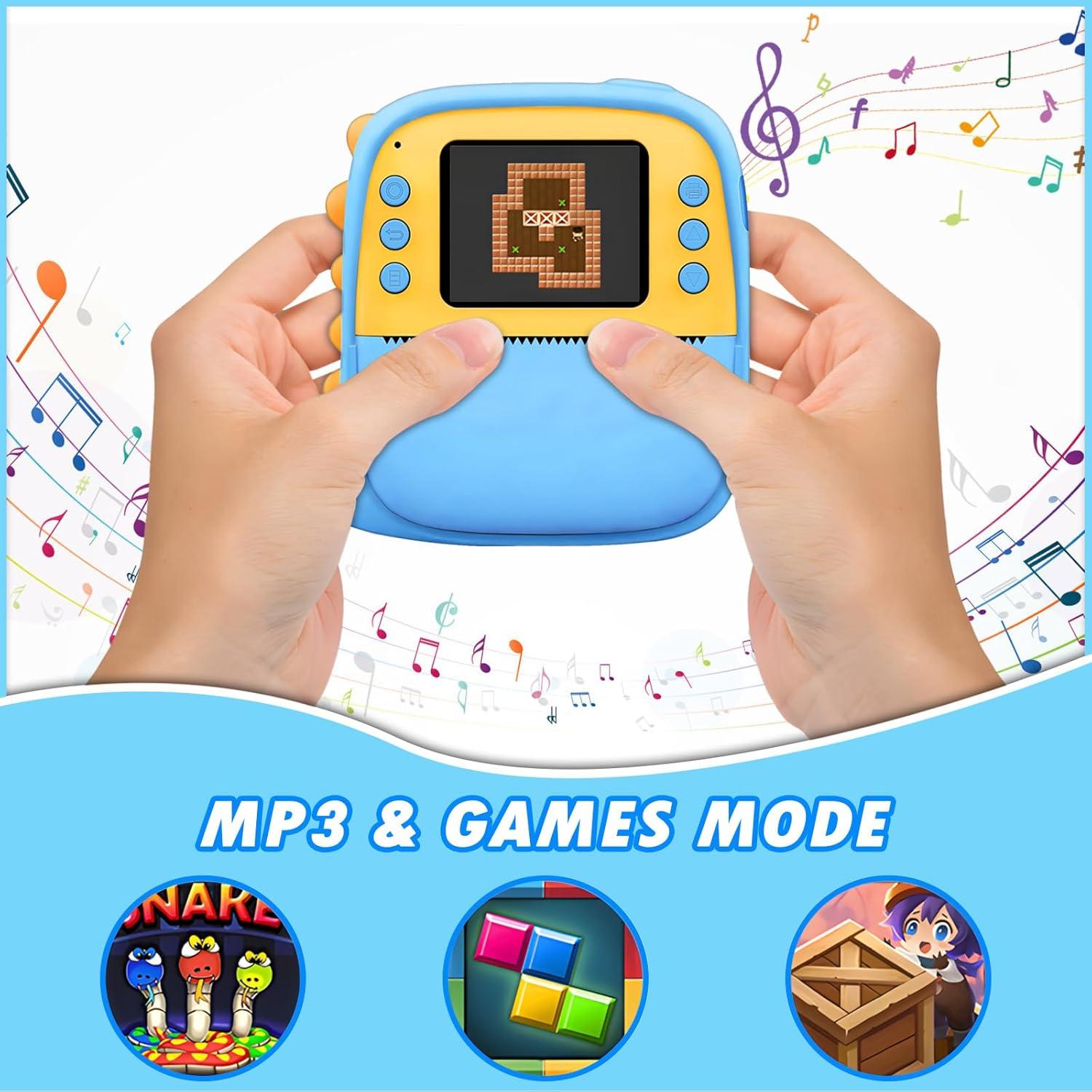 Cámara Digital Instantánea para Niños Amyway 32GB Azul