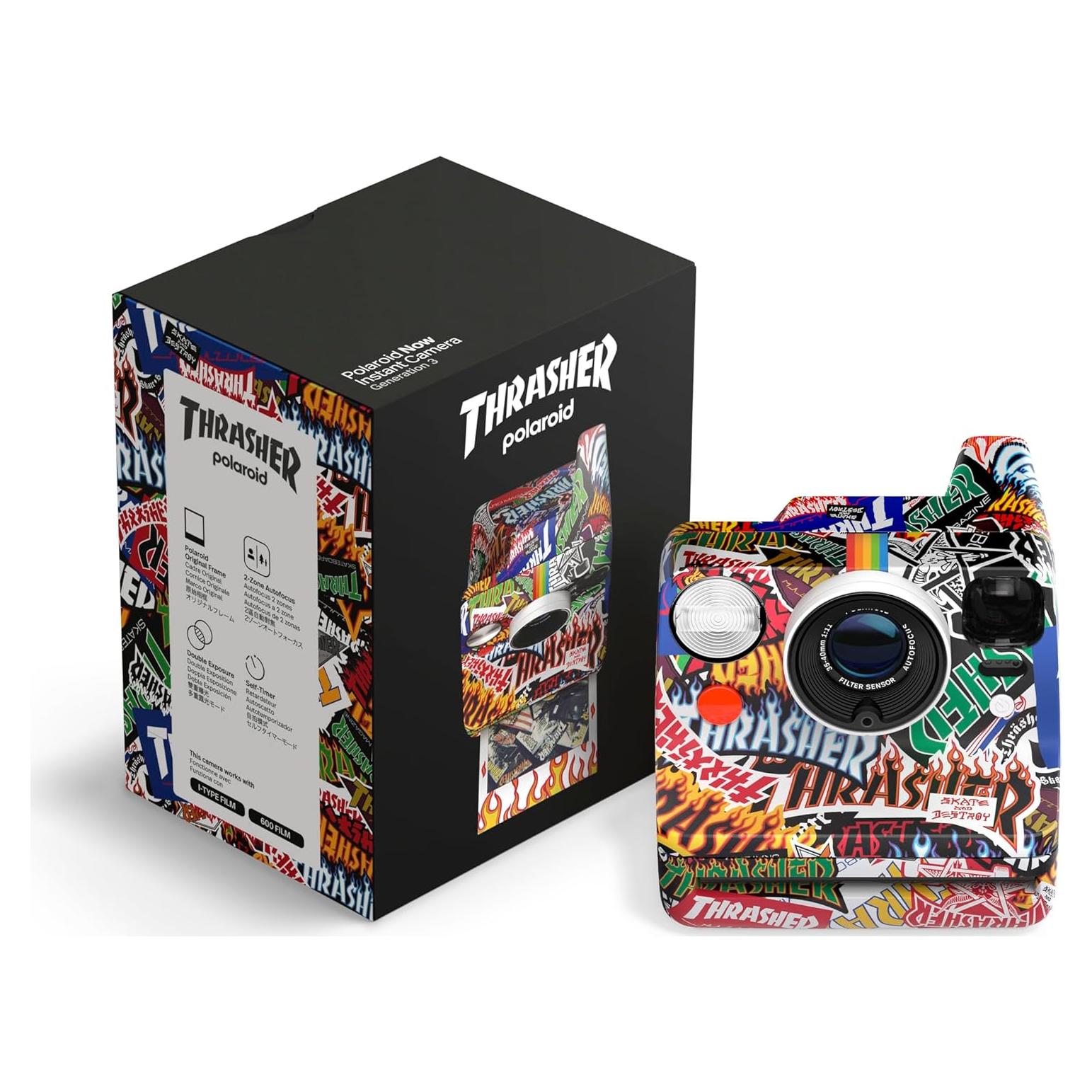 Cámara Instantánea Polaroid Now 3ra Generación Thrasher