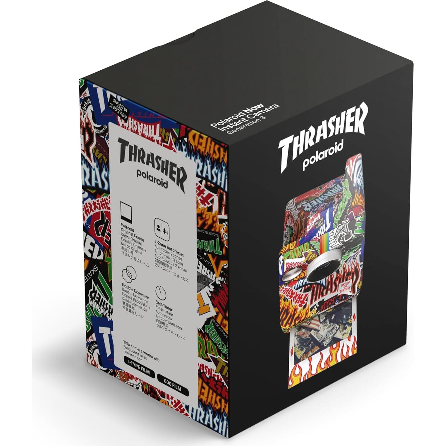 Cámara Instantánea Polaroid Now 3ra Generación Thrasher