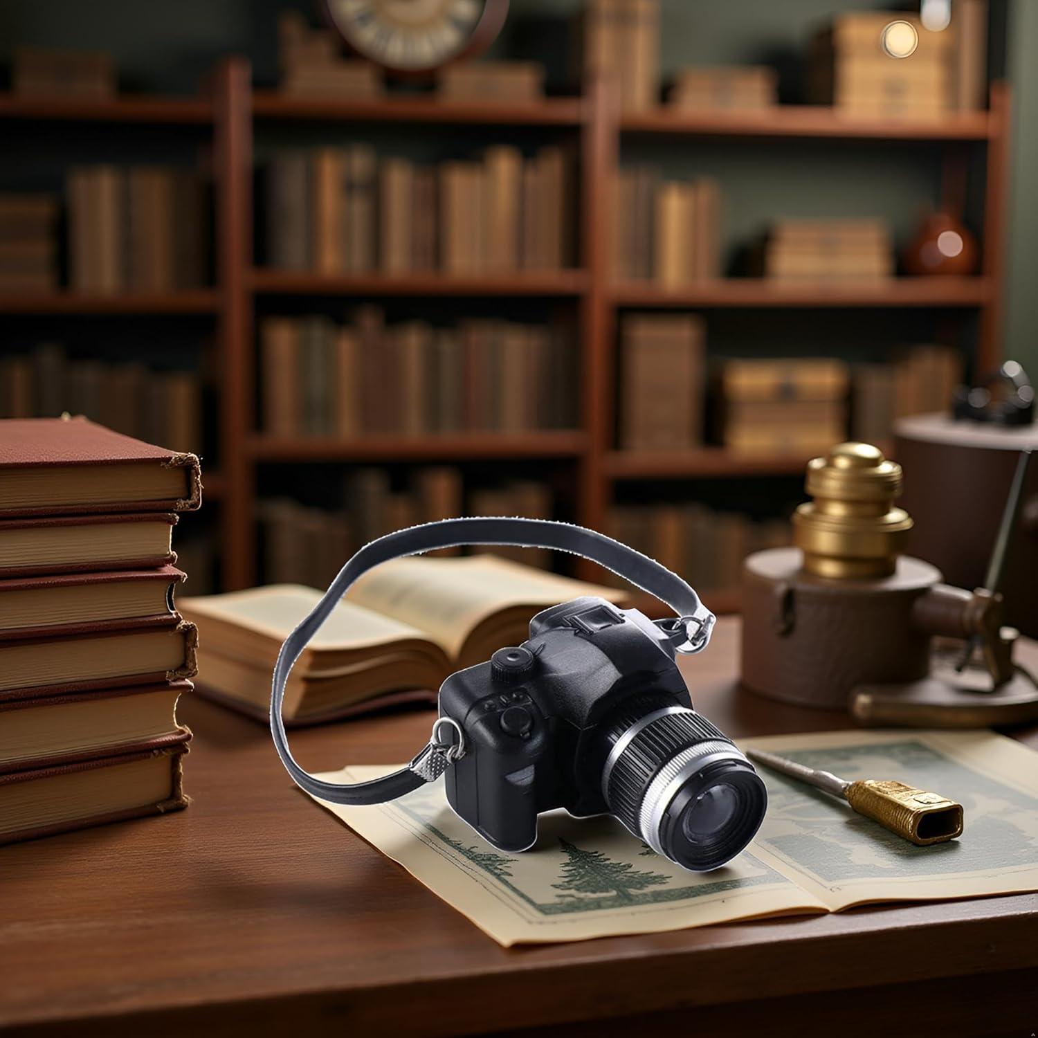 Cámara Vintage Miniatura Jizlan 1:4 Decorativa 20g