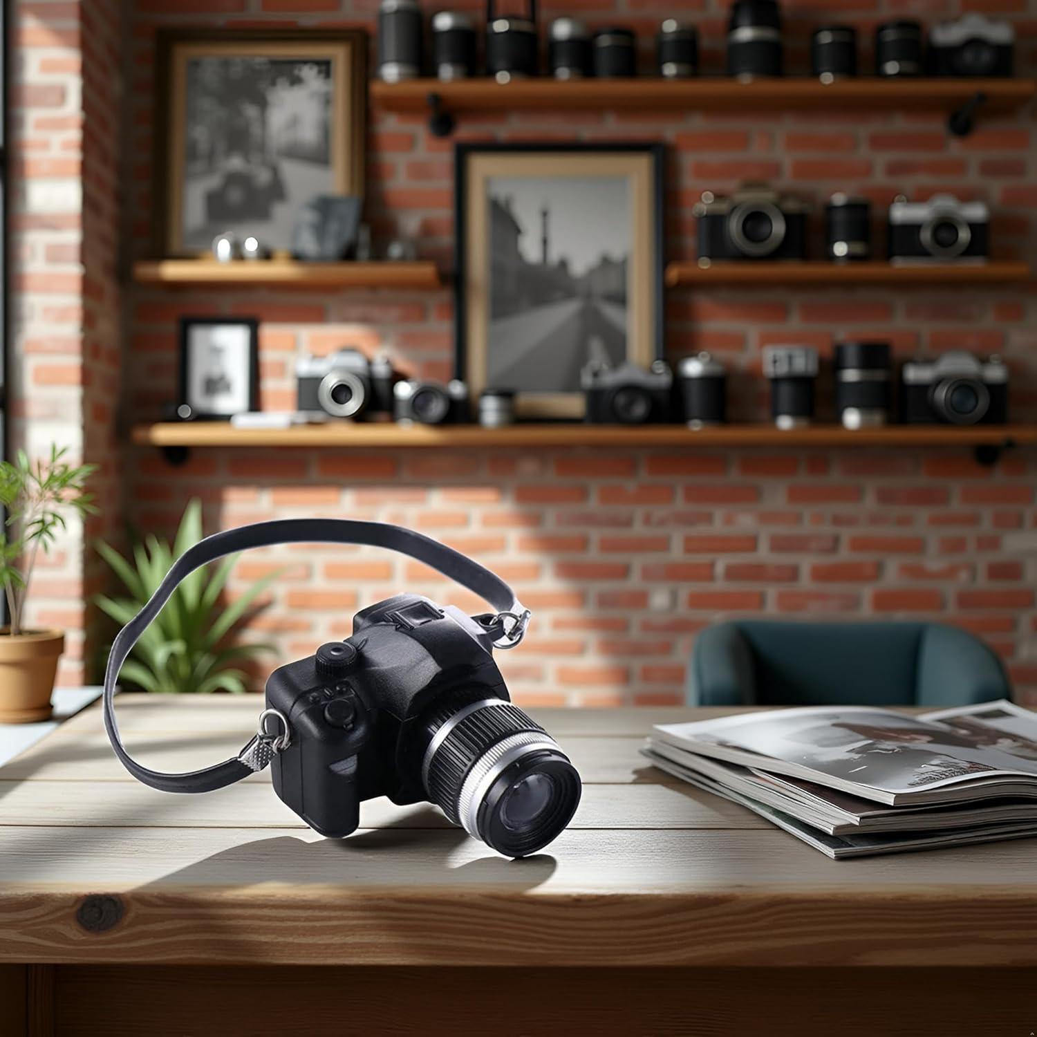 Cámara Vintage Miniatura Jizlan 1:4 Decorativa 20g