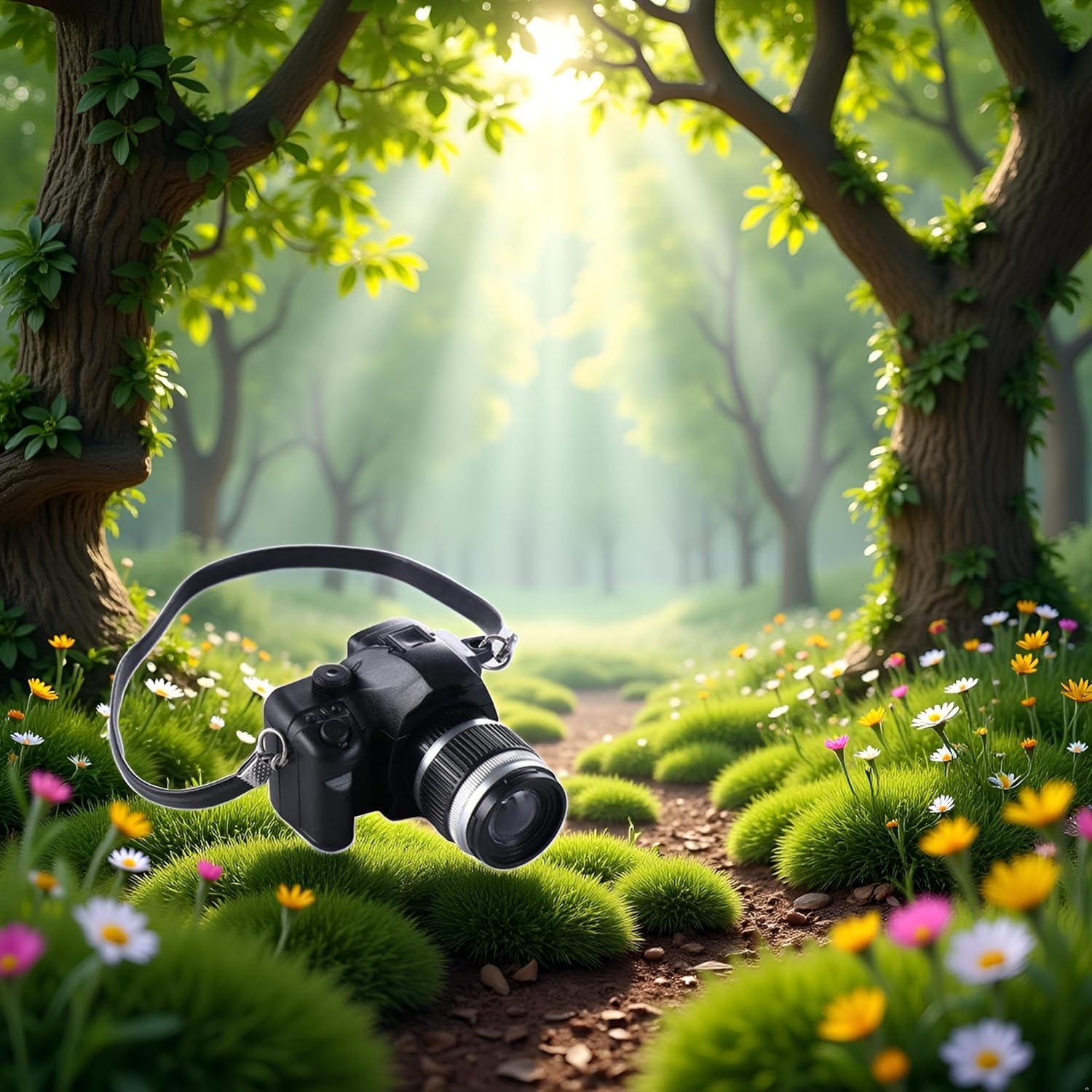 Cámara Vintage Miniatura Jizlan 1:4 Decorativa 20g